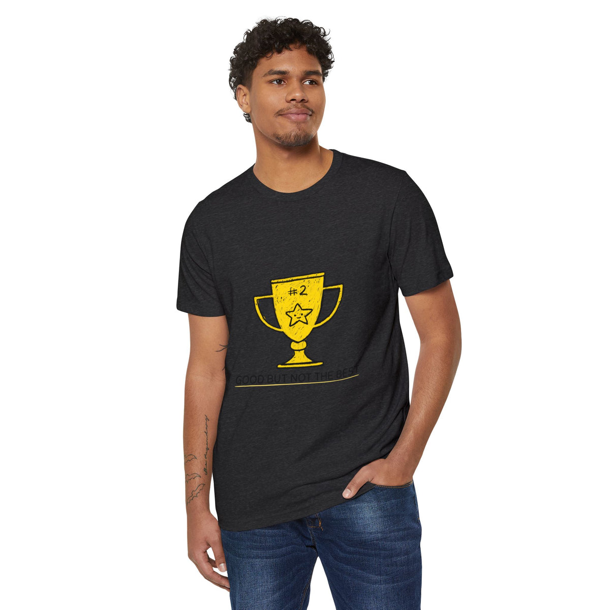 Proud Second Place Trophy Recycled Organic Tee