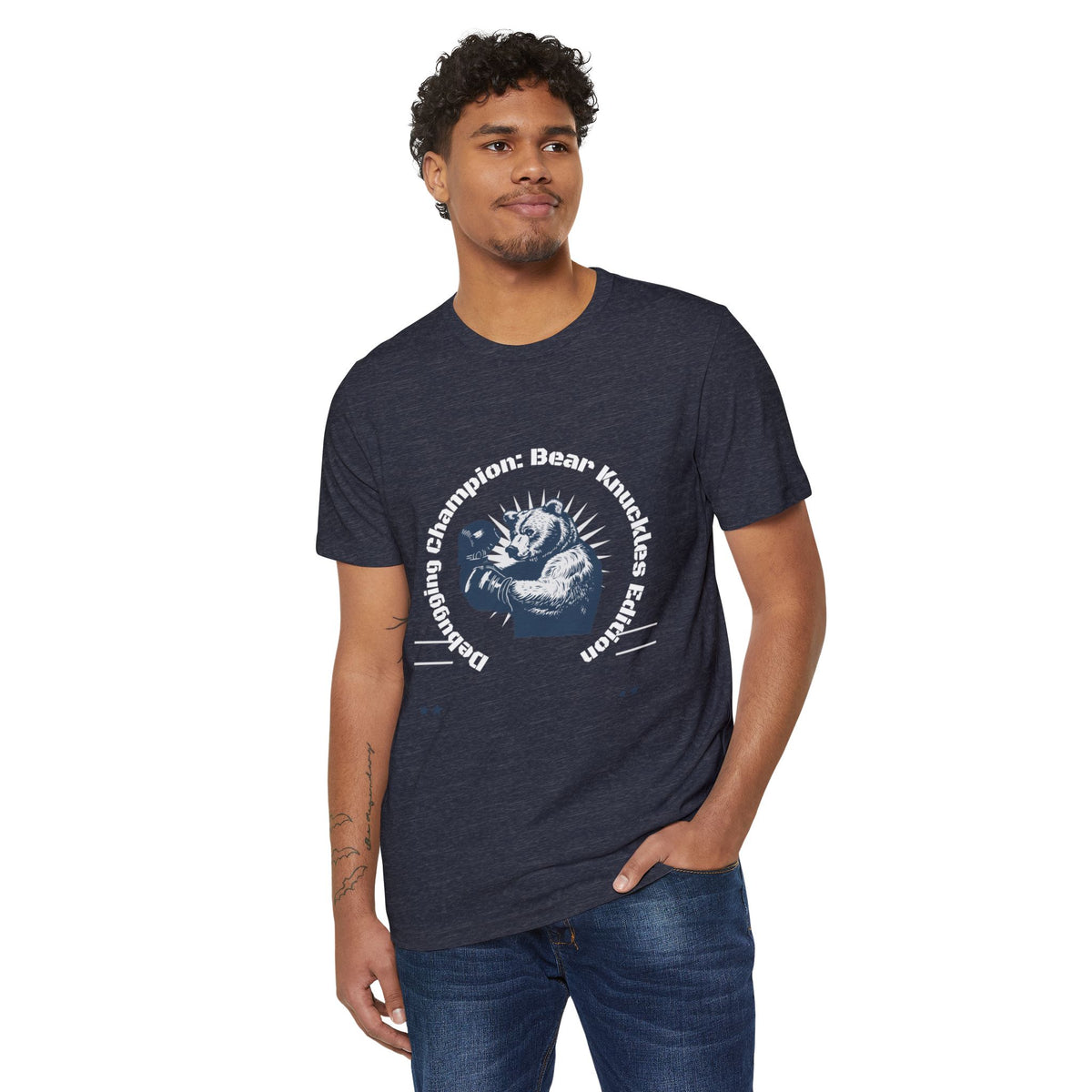 Debugging Champion, Bear Knuckles Edition Recycled Organic Tee