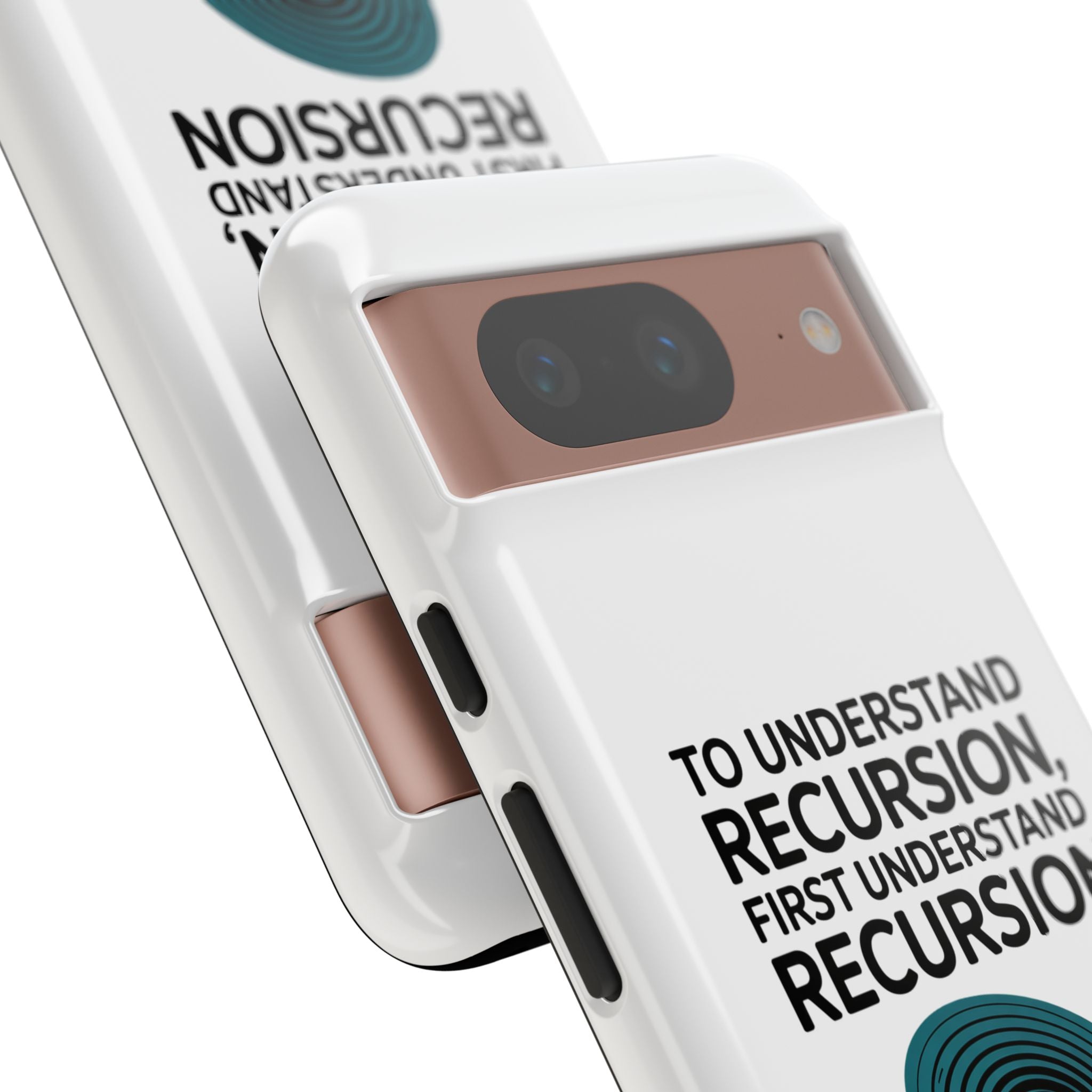 Recursion Black- Impact-Resistant Phone Case