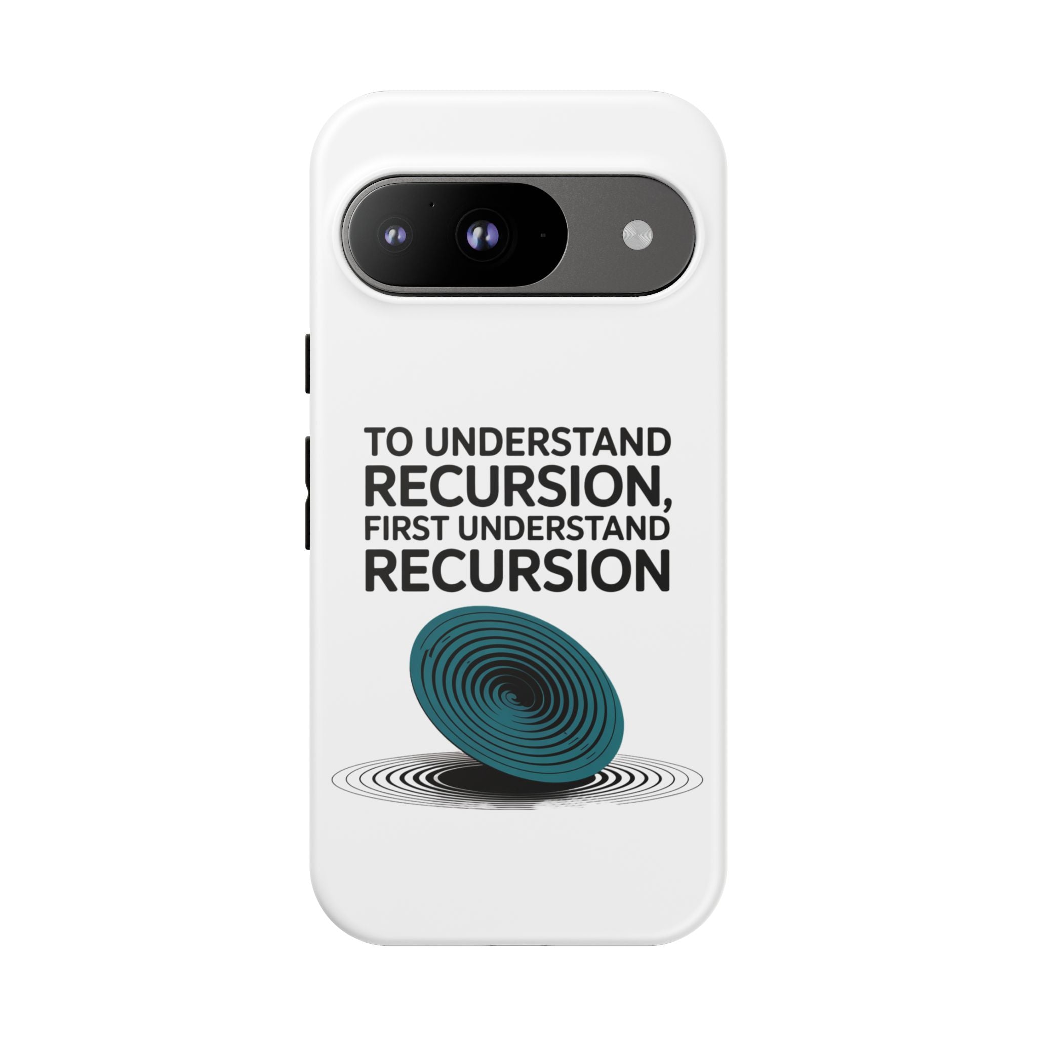 Recursion Black- Impact-Resistant Phone Case