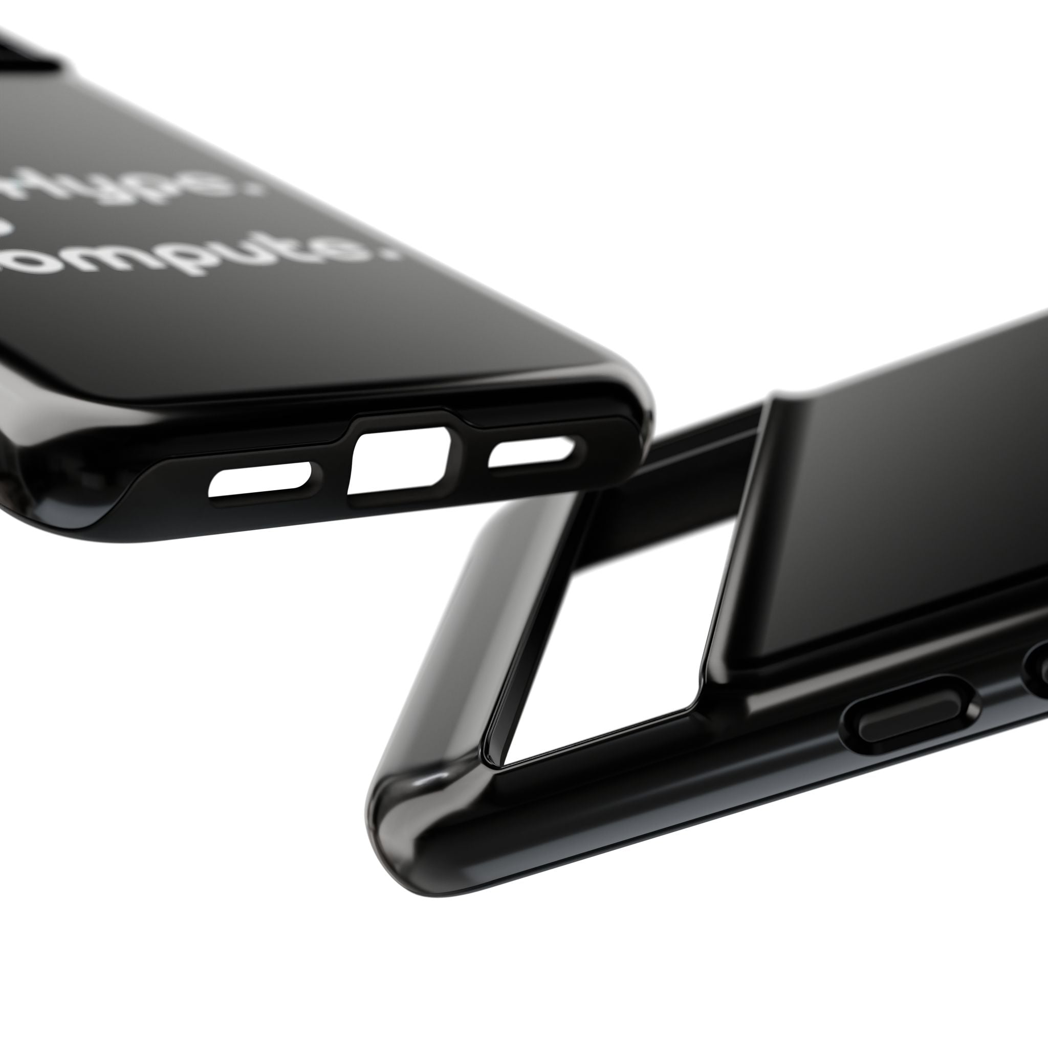 ALL HYPE NO COMPUTE- Impact-Resistant Phone Case