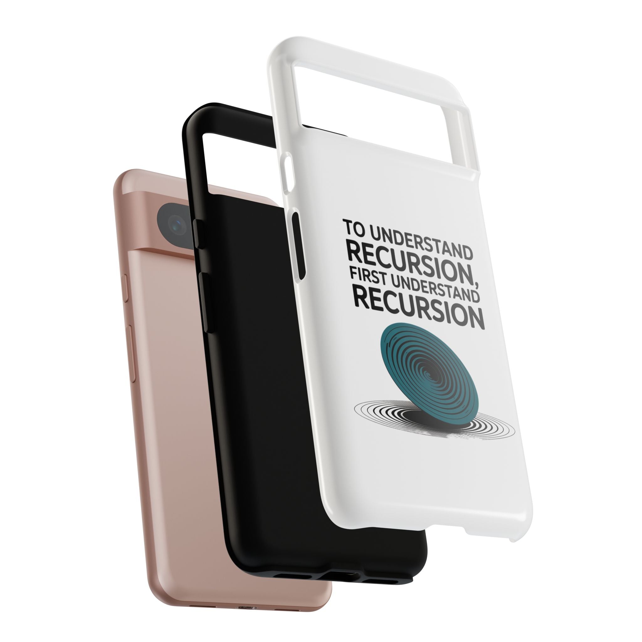 Recursion Black- Impact-Resistant Phone Case