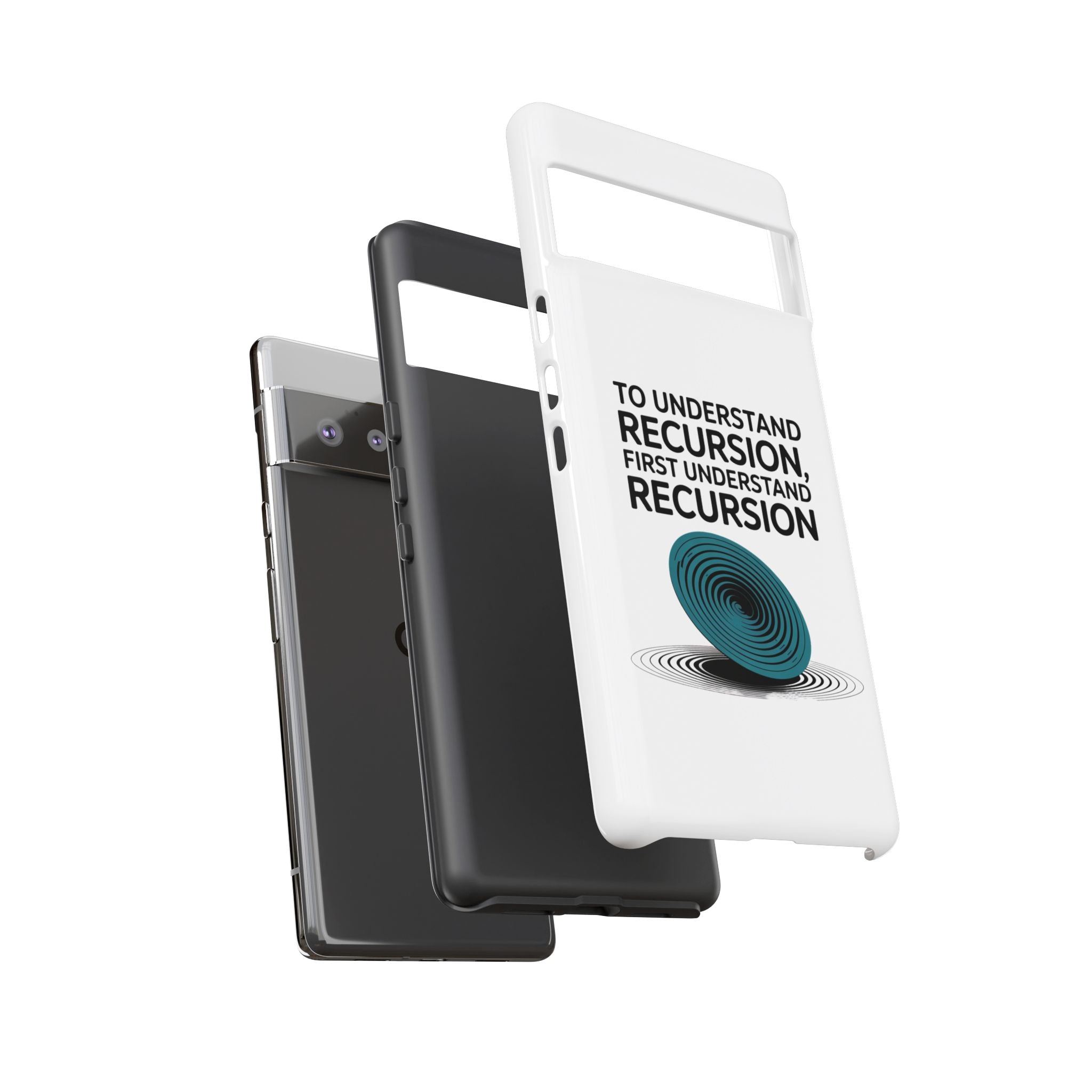 Recursion Black- Impact-Resistant Phone Case