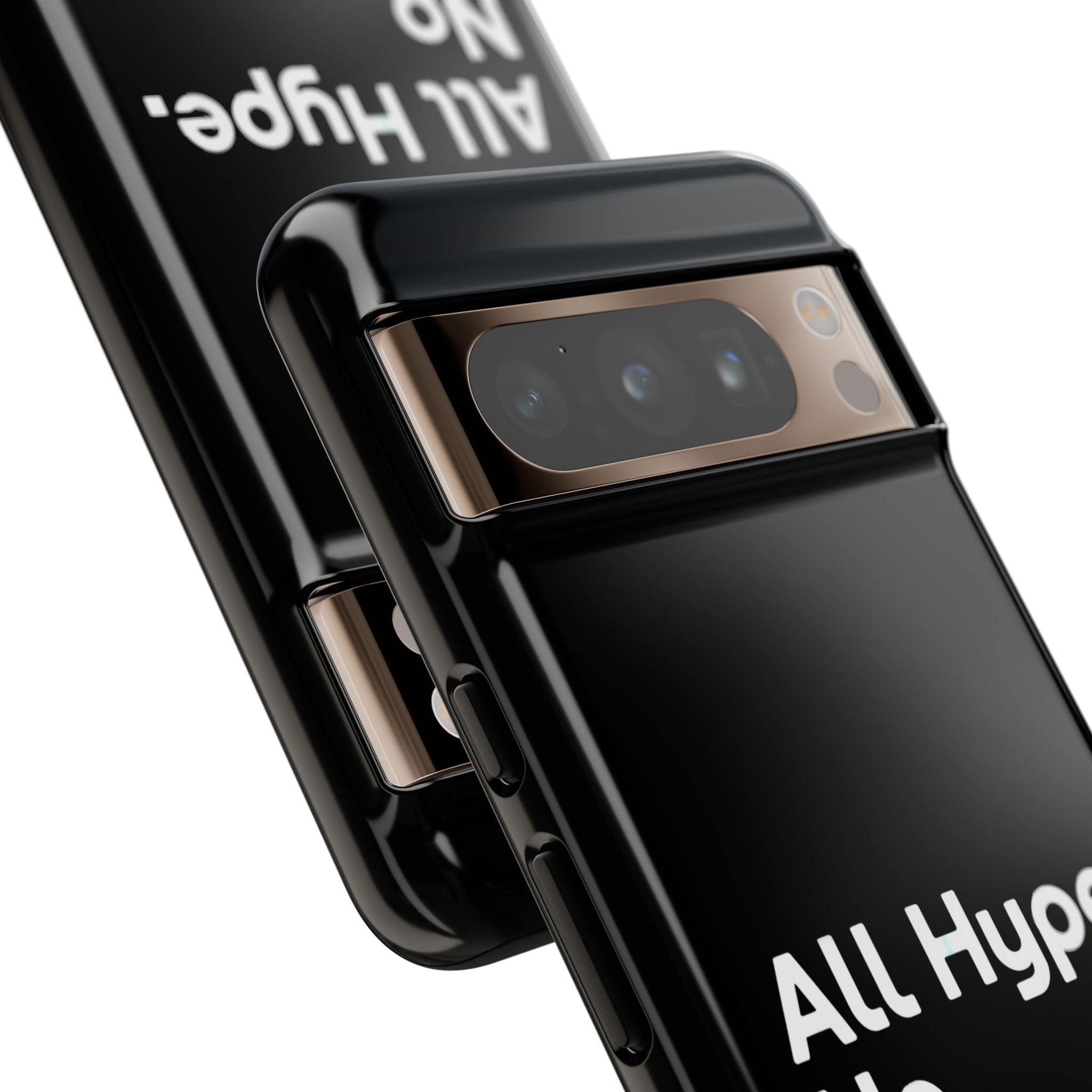 ALL HYPE NO COMPUTE- Impact-Resistant Phone Case