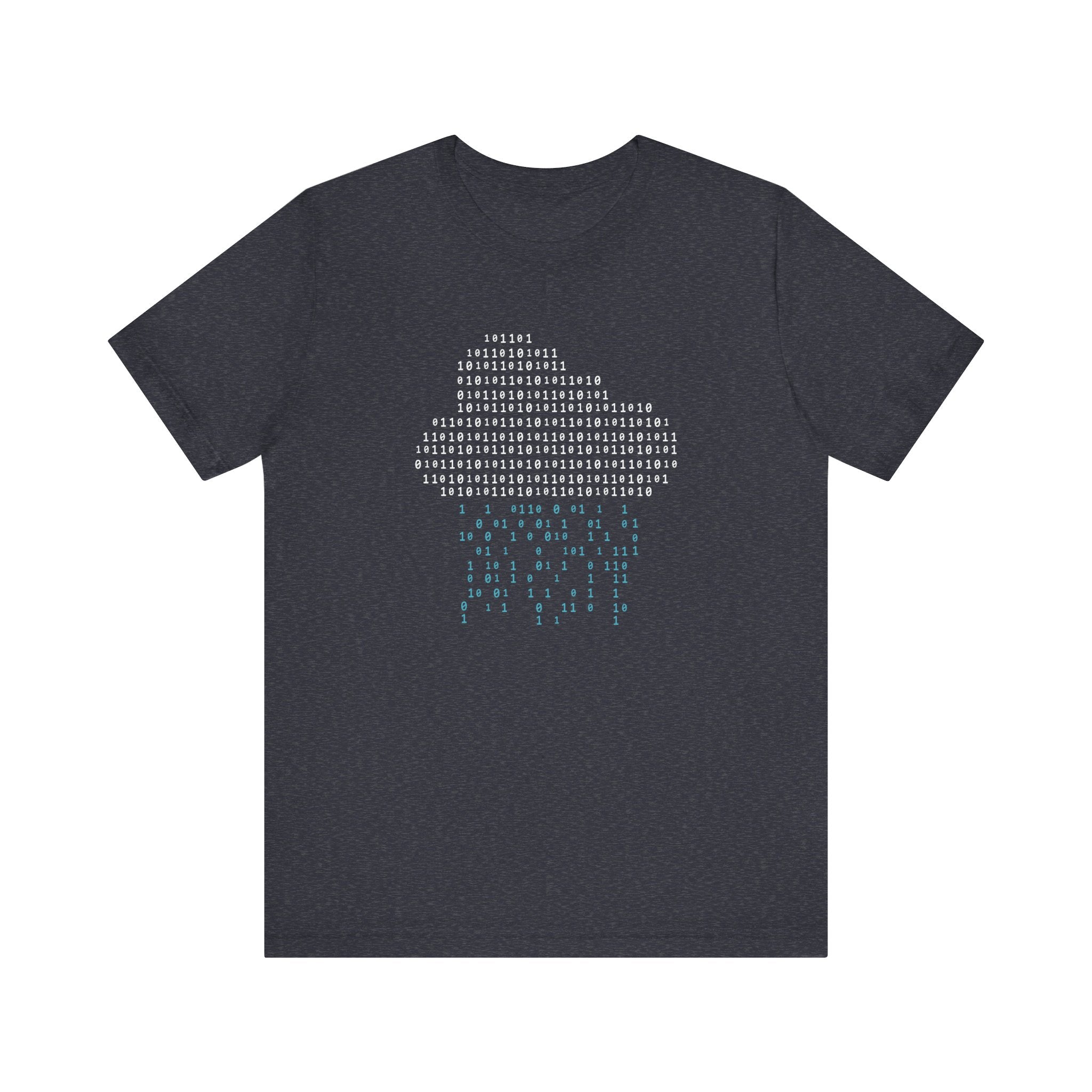 Binary Rain Cloud - T-Shirt