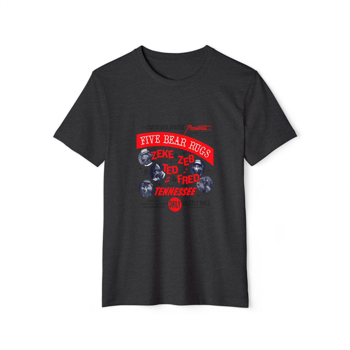 Five Bear Rugs, Real Old Country Rhythm Recycled Organic Tee