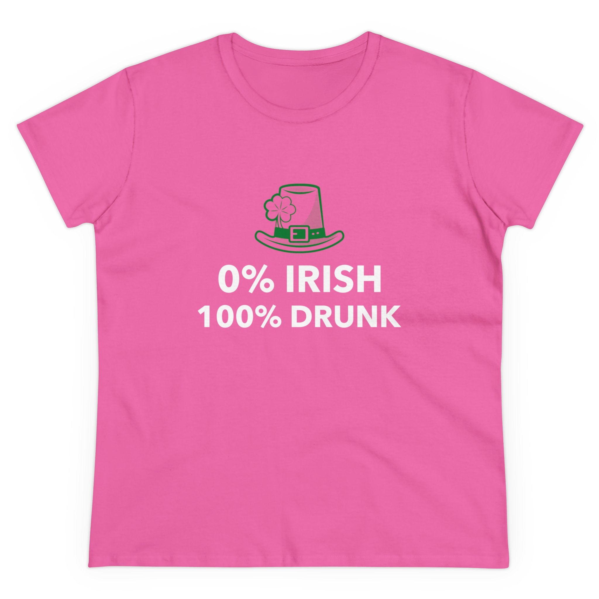 0 Percent Irish 100 Percent Drunk - Women's Tee