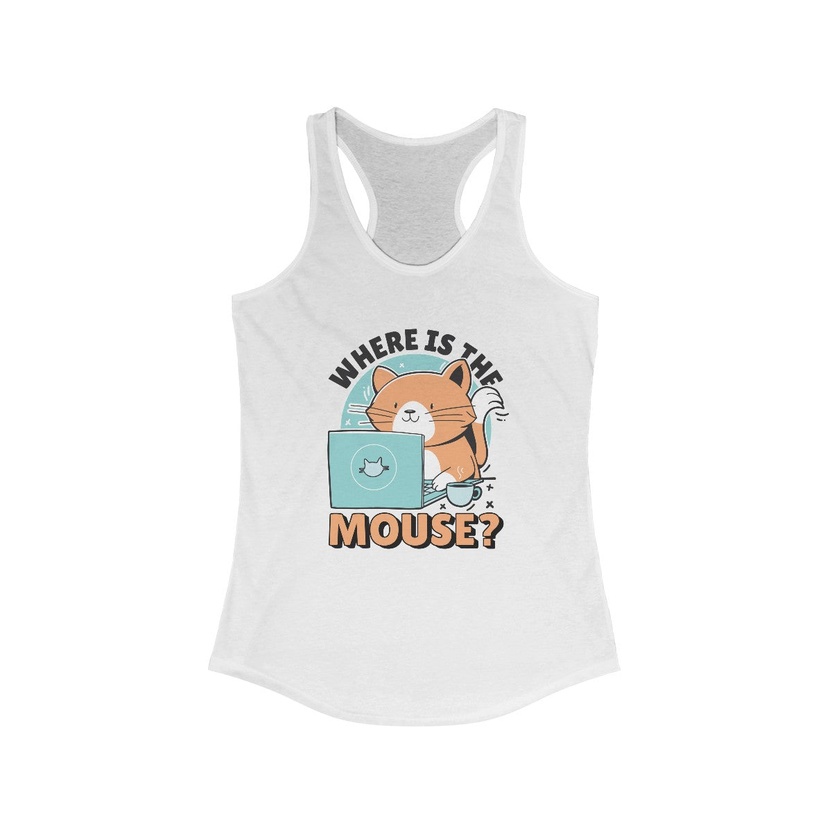 Mouse Cat - Women's Racerback Tank