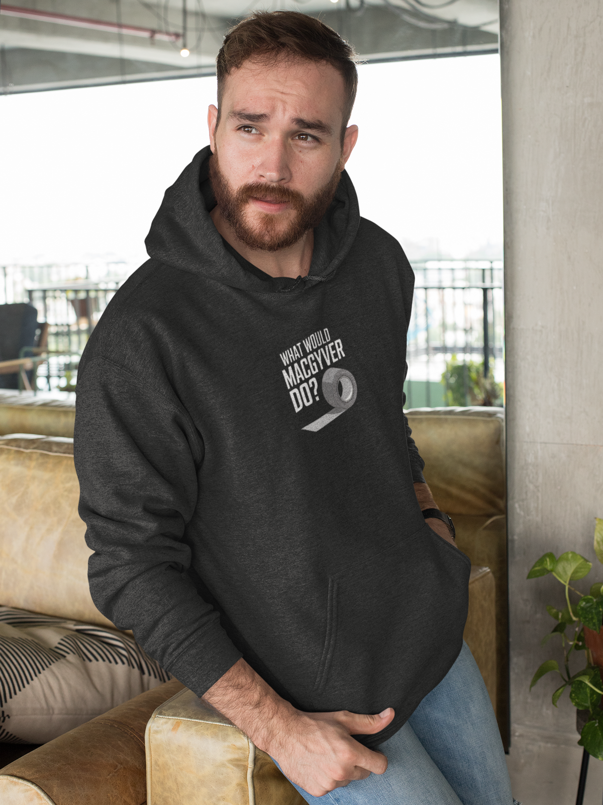 What Would MacGyver Do Hoodie | Funny Retro Engineer | Geekpsters