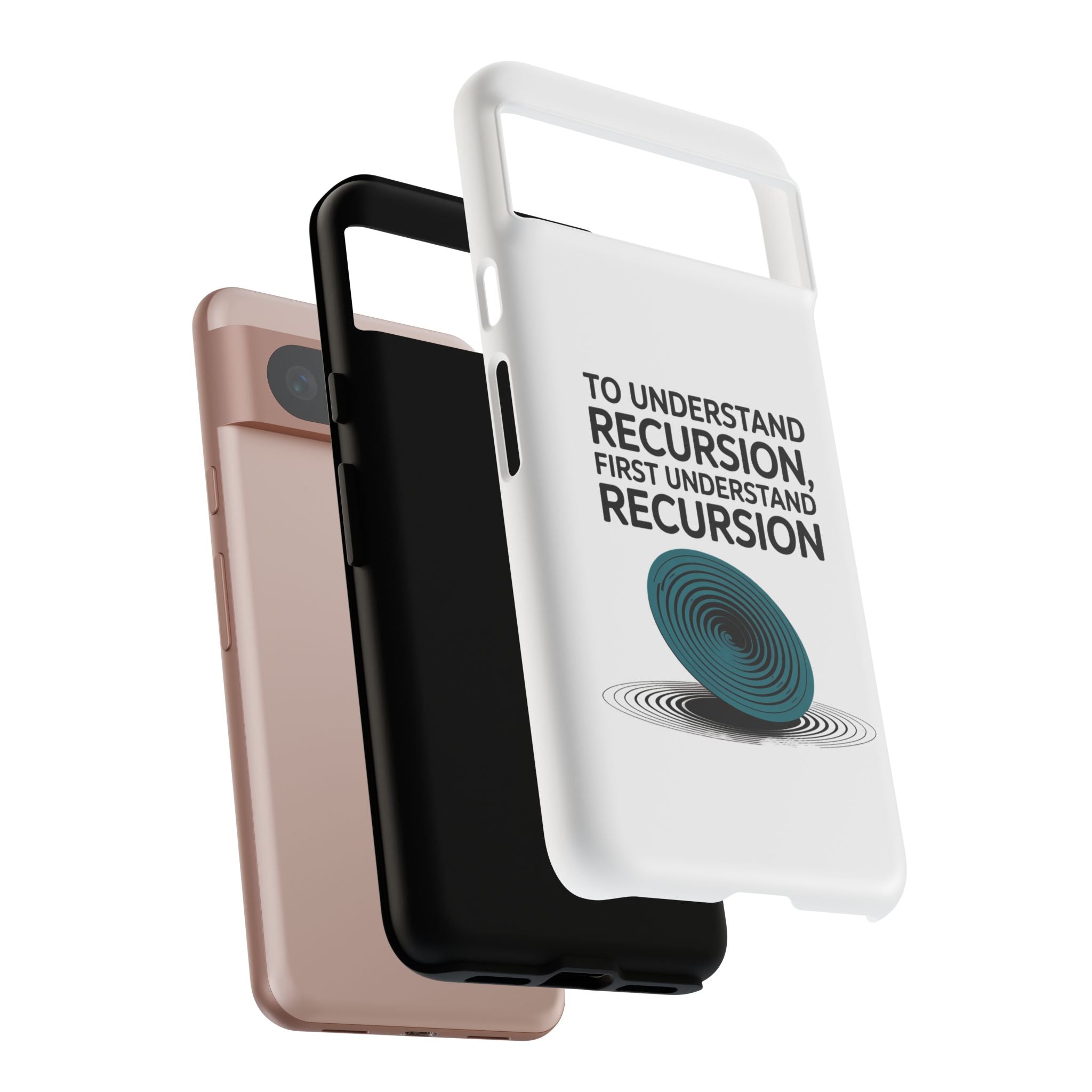 Recursion Black- Impact-Resistant Phone Case