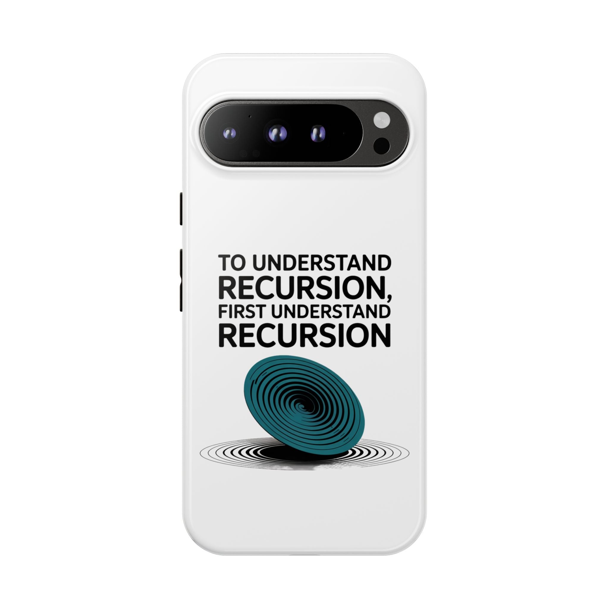 Recursion Black- Impact-Resistant Phone Case