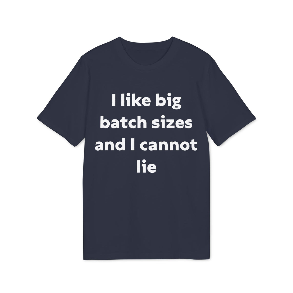 I Like Big Batch Sizes and I Cannot Lie Organic Tee