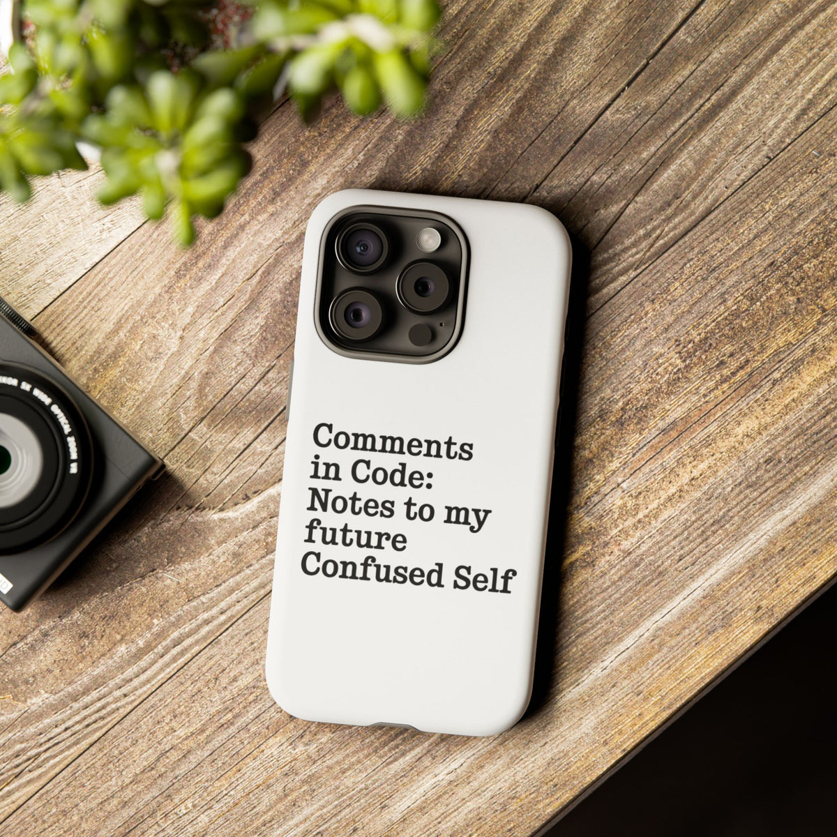 Comments in Code, Notes to My Future Confused Self Phone Case