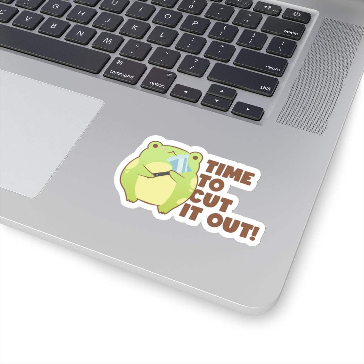 Time to Cut It Out - Sticker