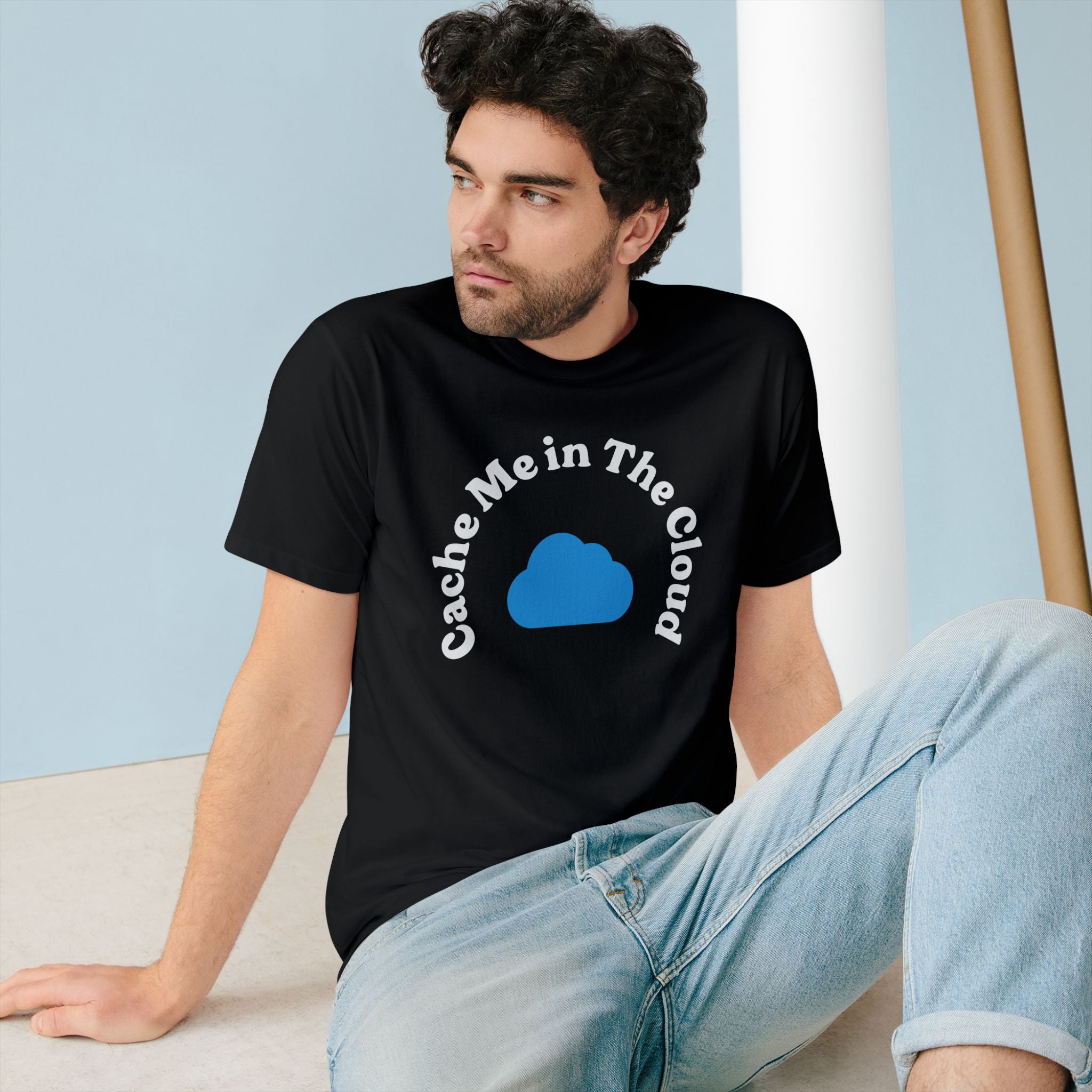 Cache Me in The Cloud - Organic T-shirt