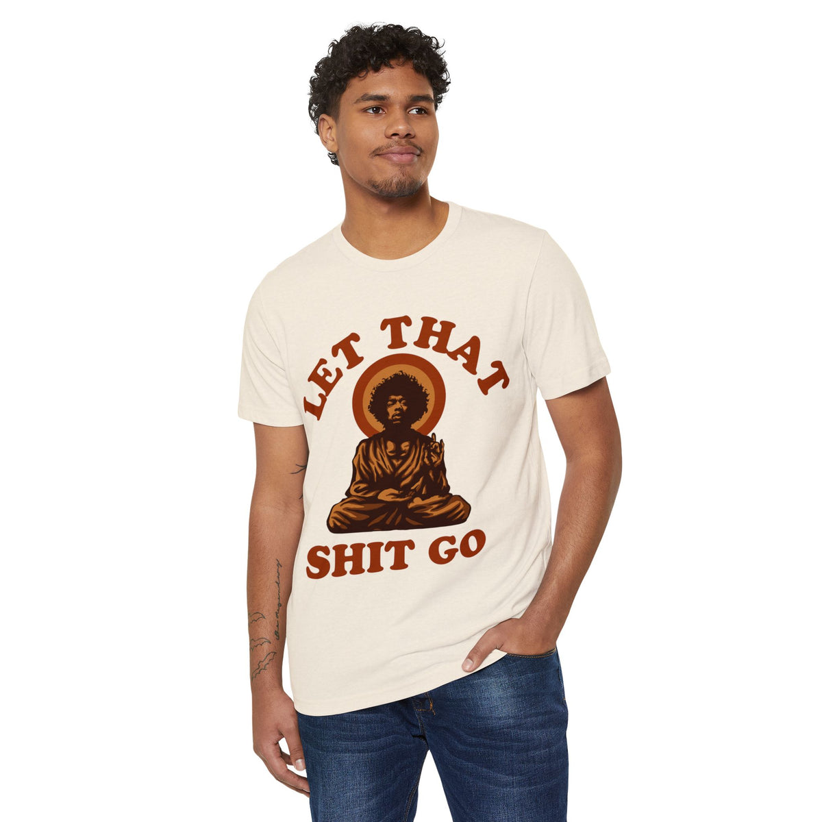 Let That Sh*t Go Meditation Recycled Organic Tee