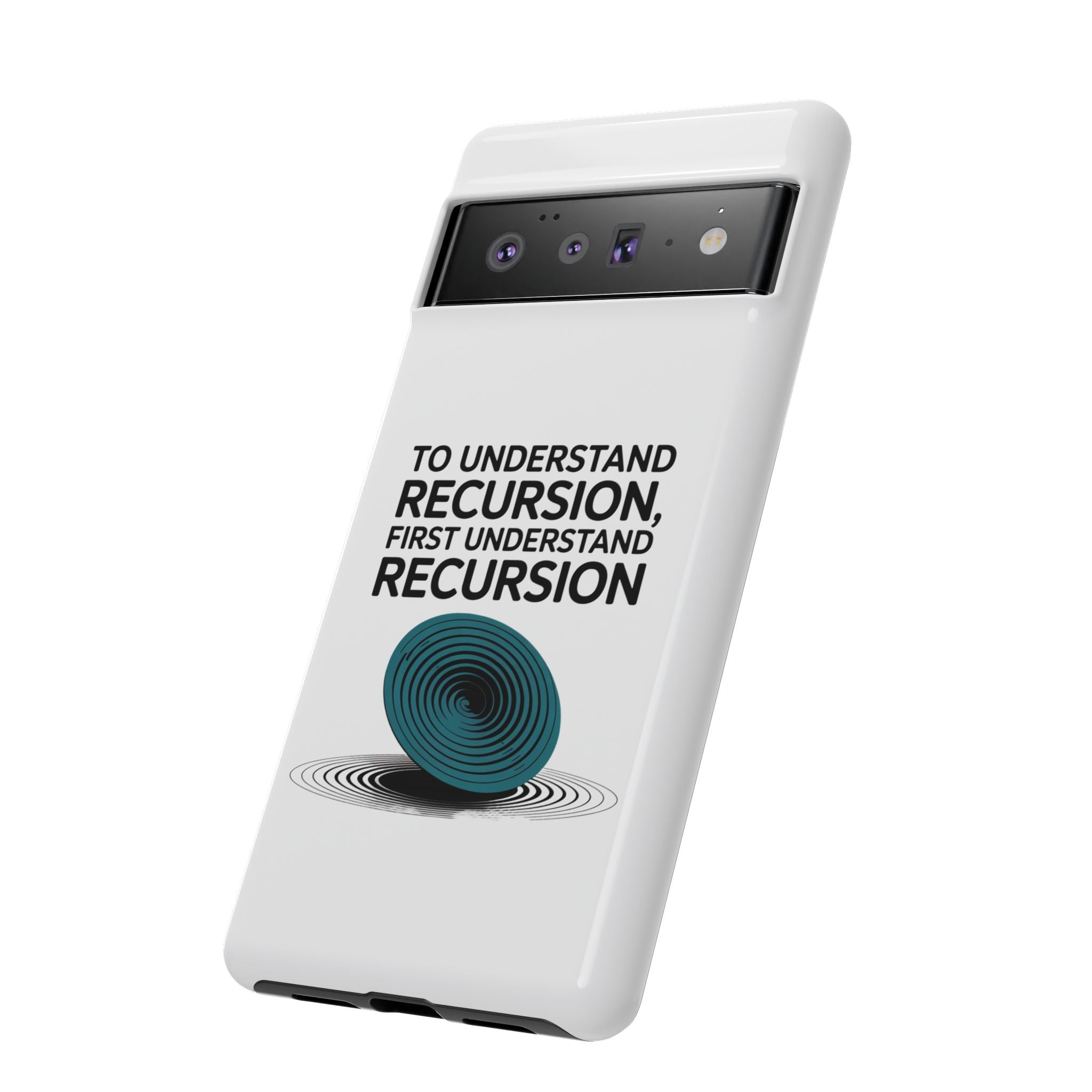 Recursion Black- Impact-Resistant Phone Case
