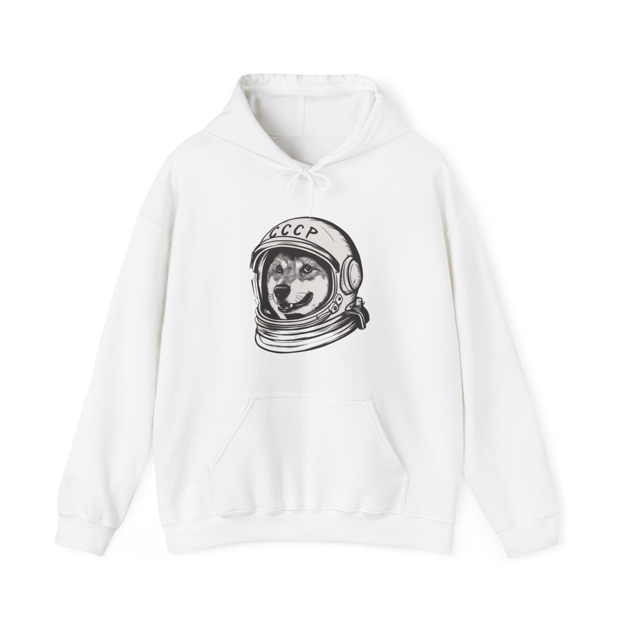 CCCP Astronaut Dog - Hooded Sweatshirt