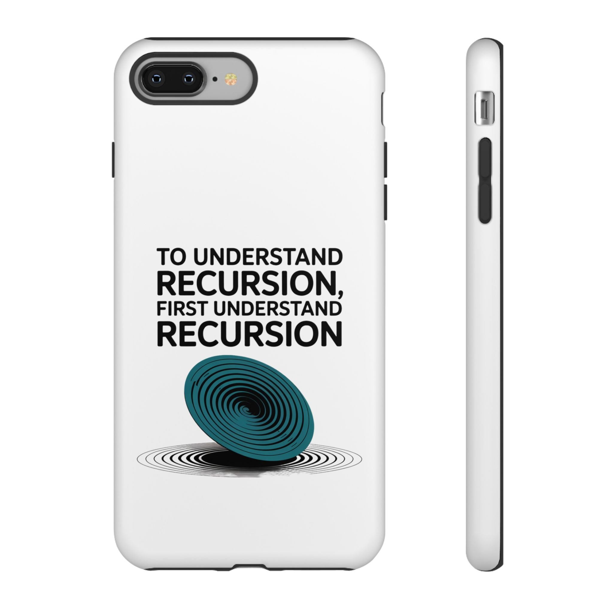 Recursion Black- Impact-Resistant Phone Case