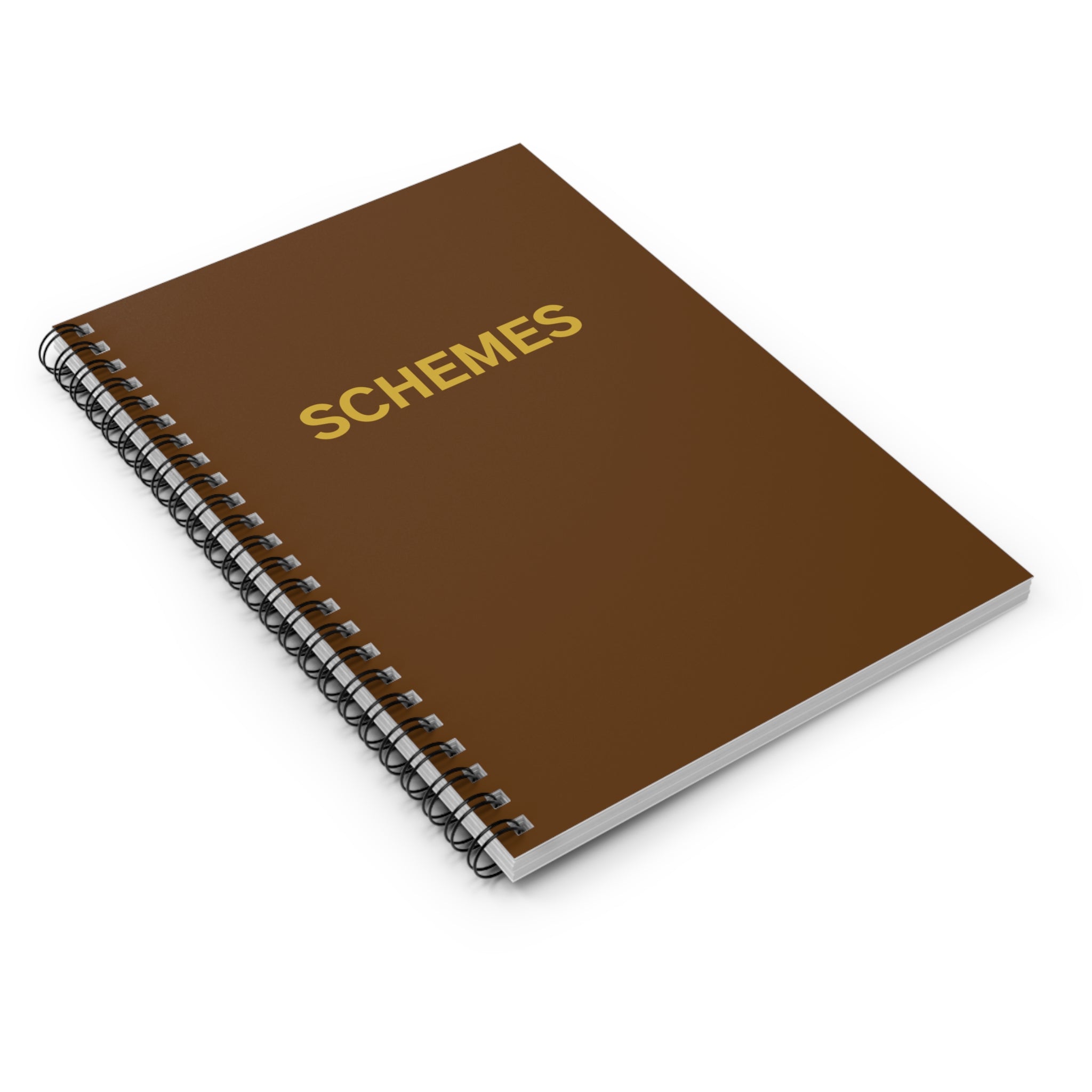 Spiral Notebook - Stylish 'SCHEMES' for Creative Minds