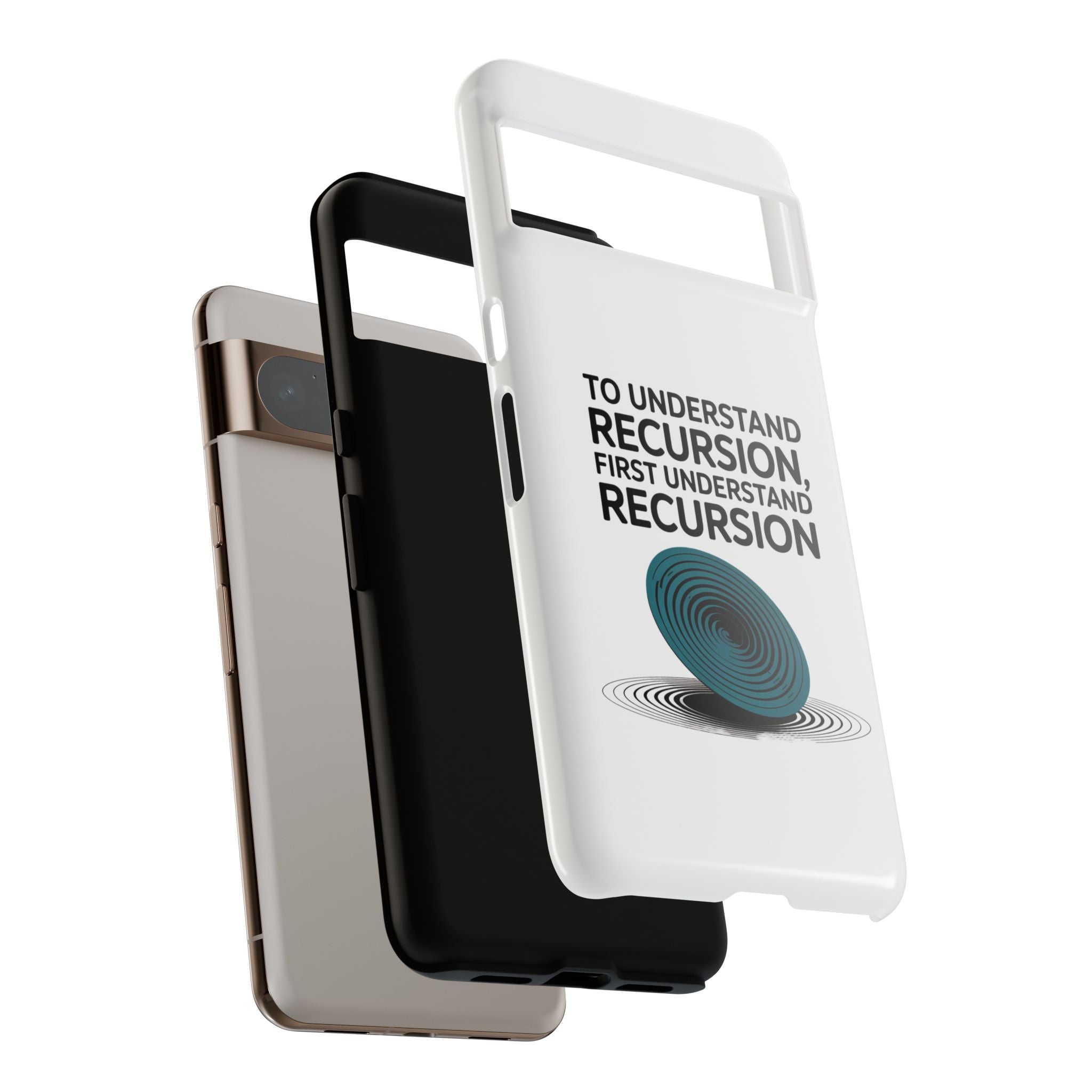 Recursion Black- Impact-Resistant Phone Case