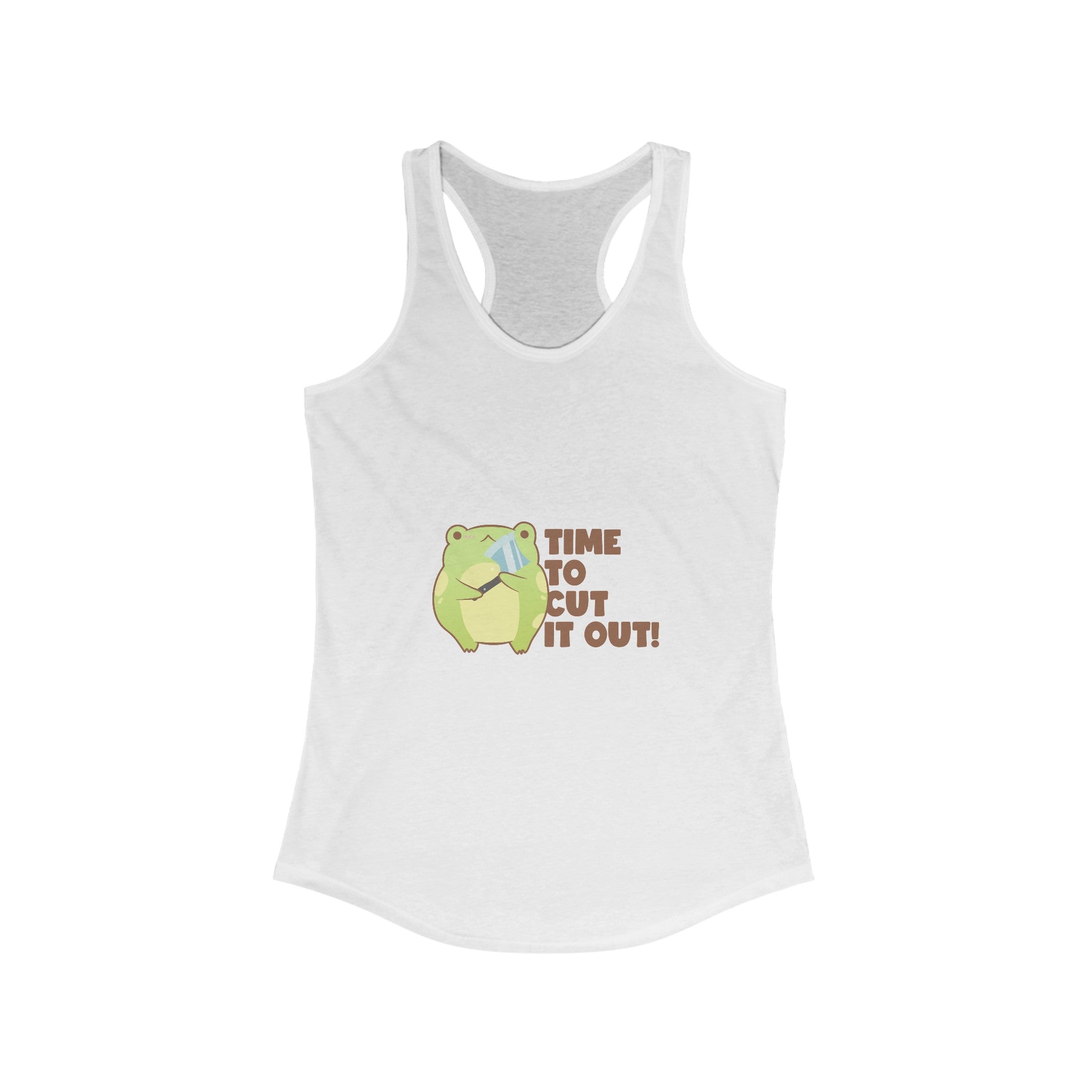 Time to Cut It Out - Women's Racerback Tank