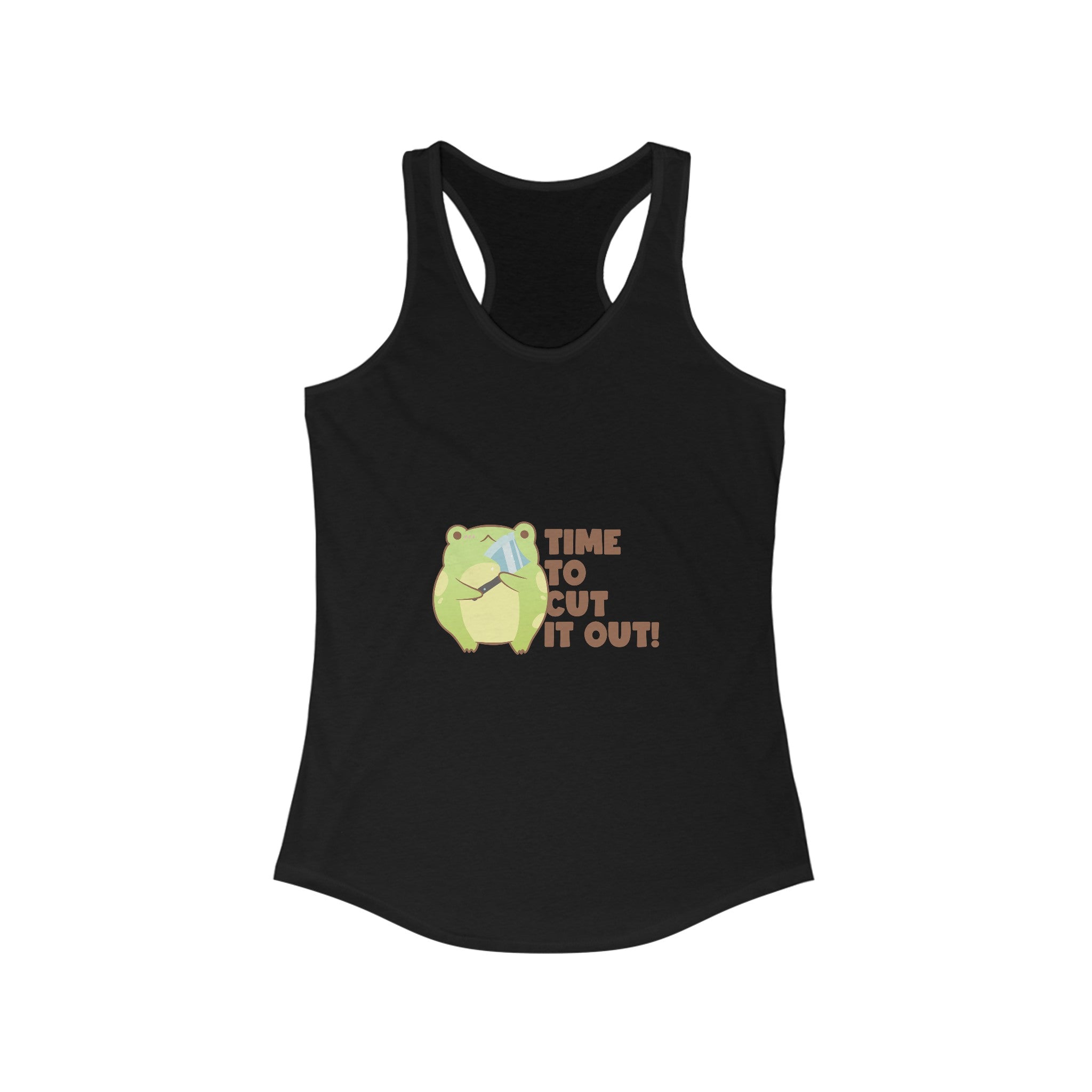 Time to Cut It Out - Women's Racerback Tank