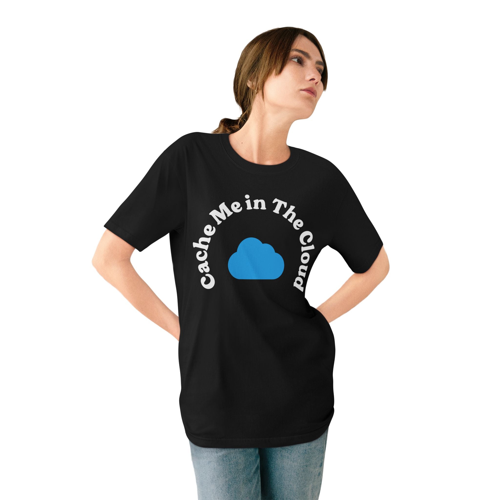 Cache Me in The Cloud - Organic T-shirt