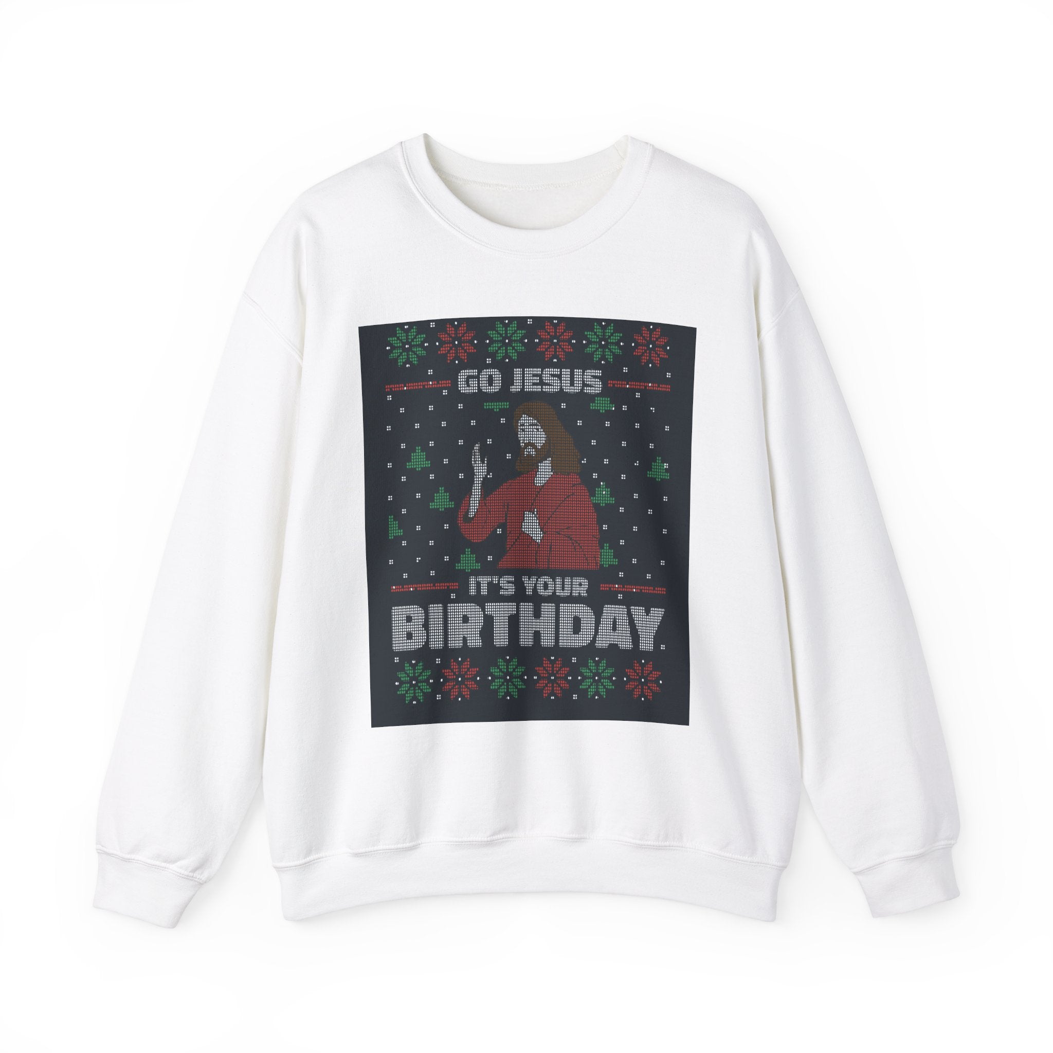 Jesus Birthday Ugly Sweater -  Sweatshirt