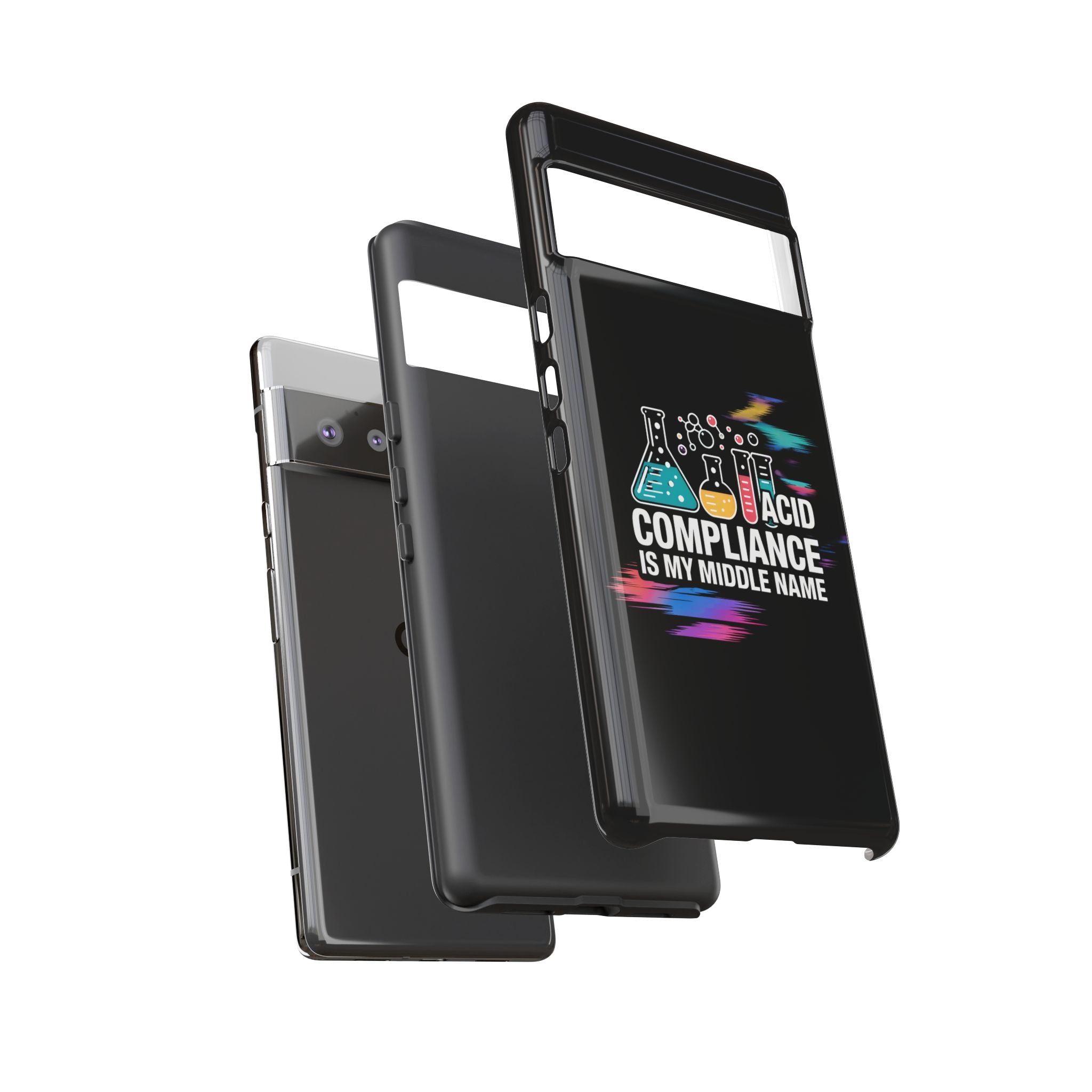 ACID Compliance Is My Middle Name- Impact-Resistant Phone Case