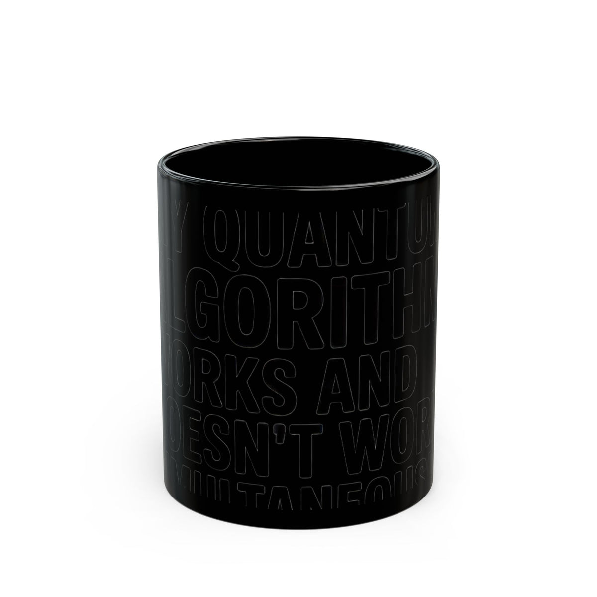 My Quantum Algorithm Works and Doesn't Work Simultaneously Mug