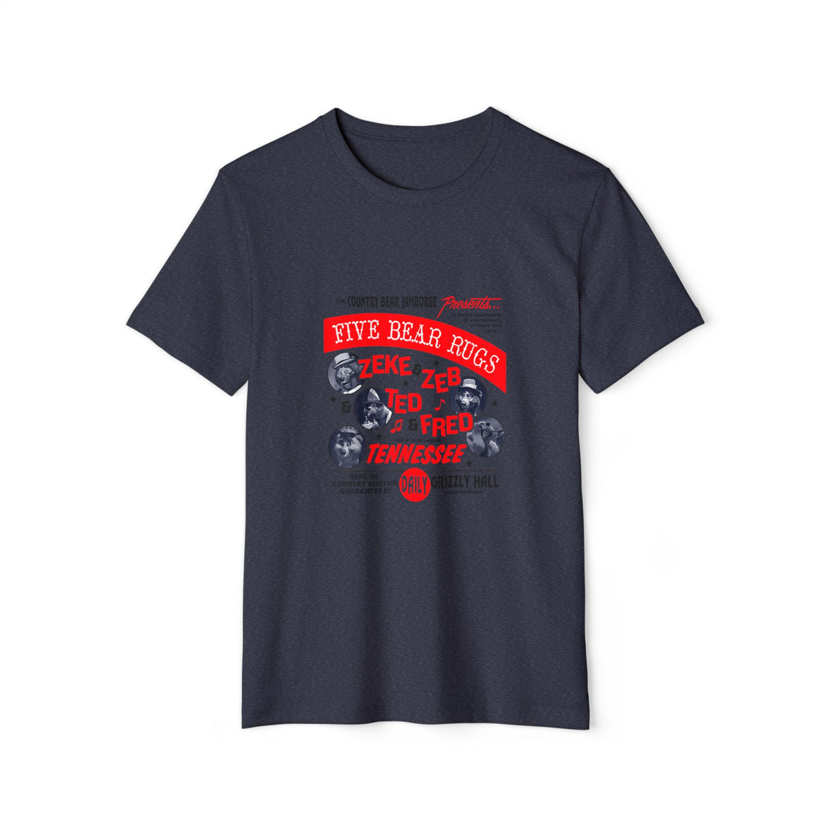 Five Bear Rugs, Real Old Country Rhythm Recycled Organic Tee