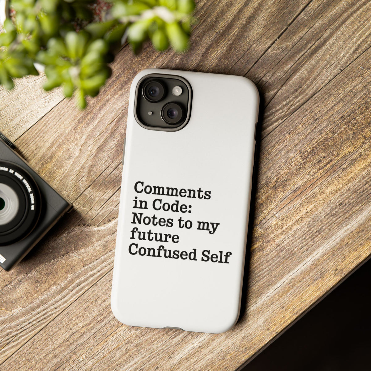 Comments in Code, Notes to My Future Confused Self Phone Case