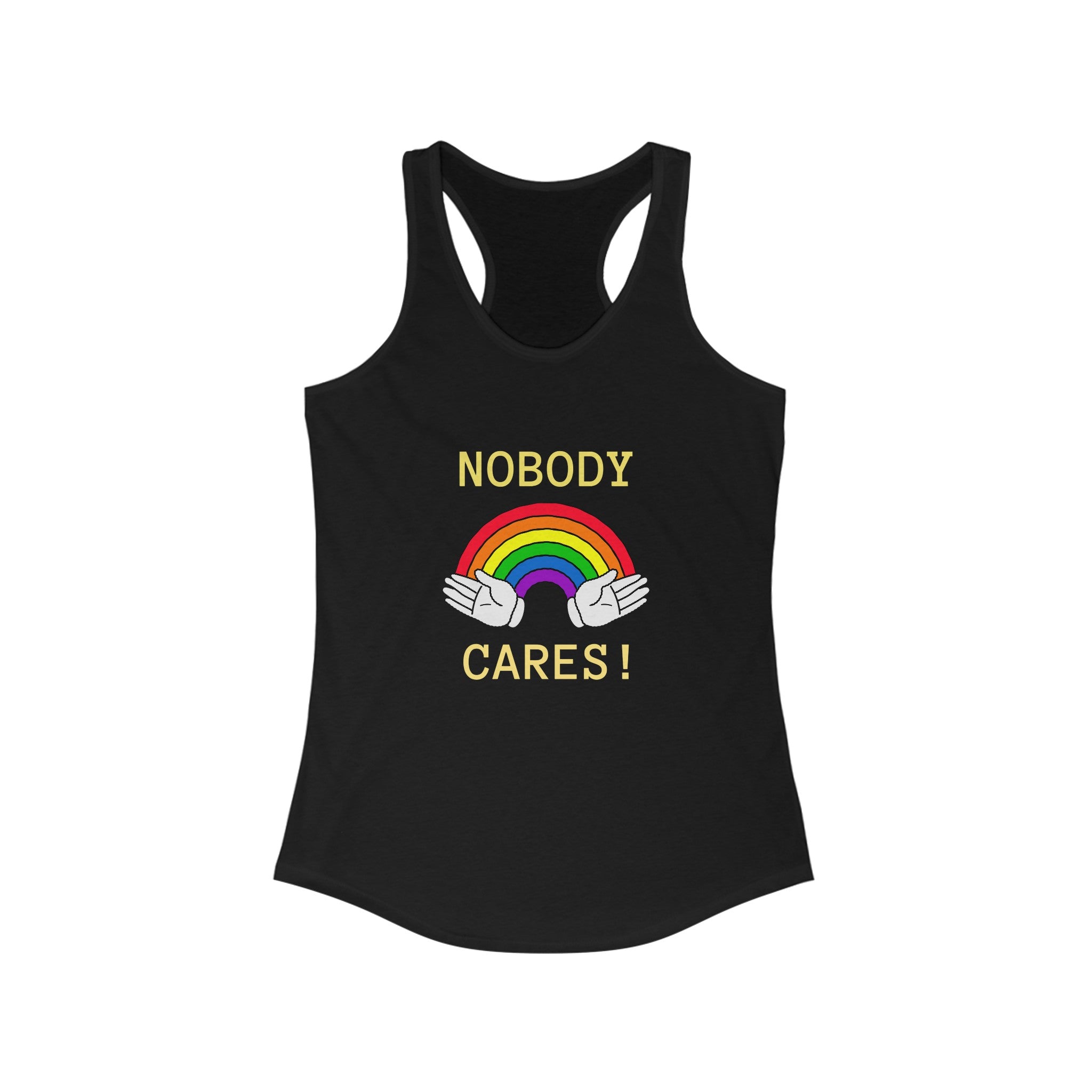 Nobody Cares - Women's Racerback Tank