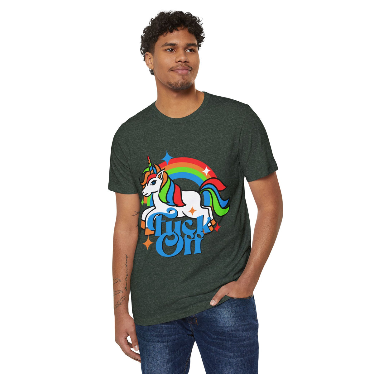 F*ck Off Unicorn Recycled Organic Tee