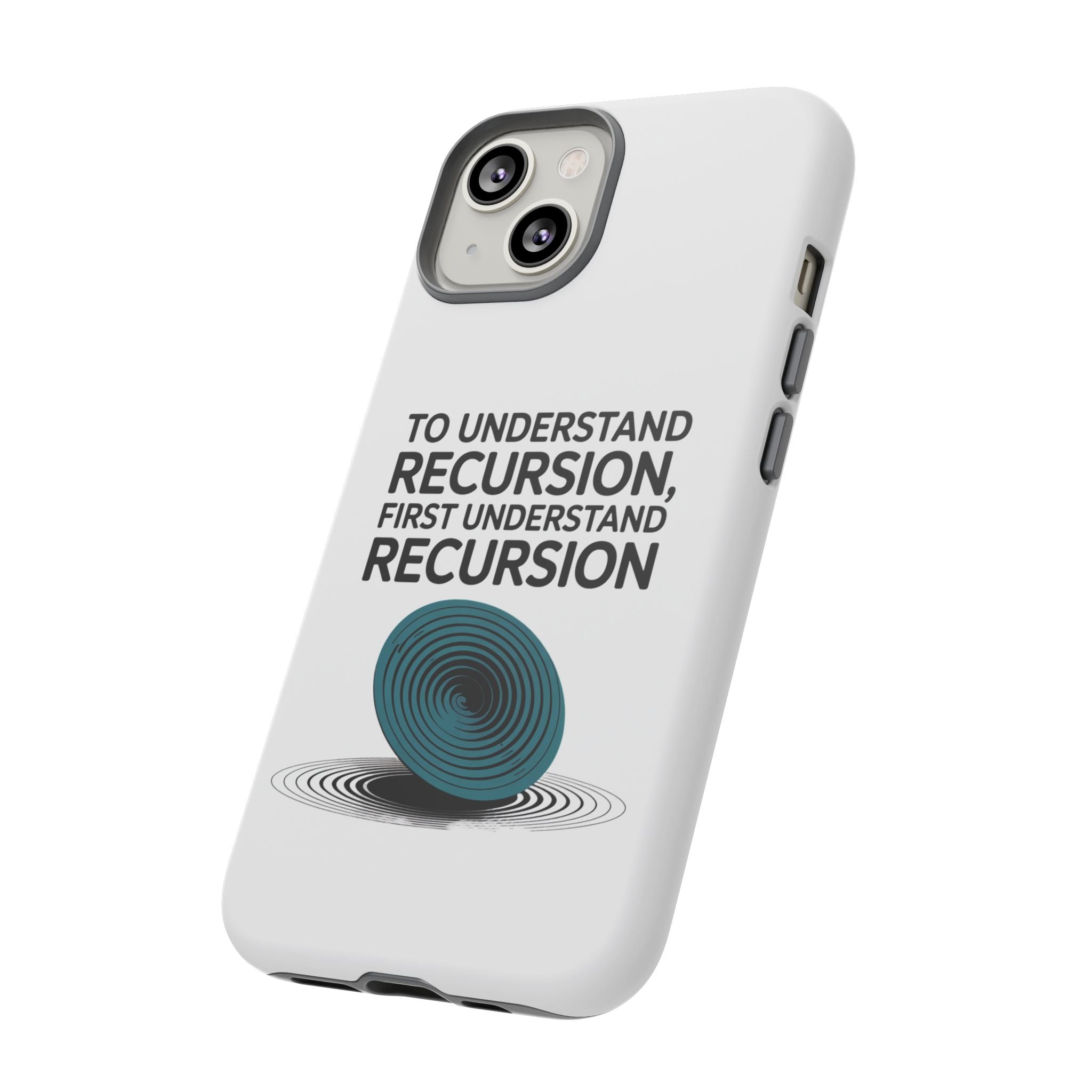 Recursion Black- Impact-Resistant Phone Case