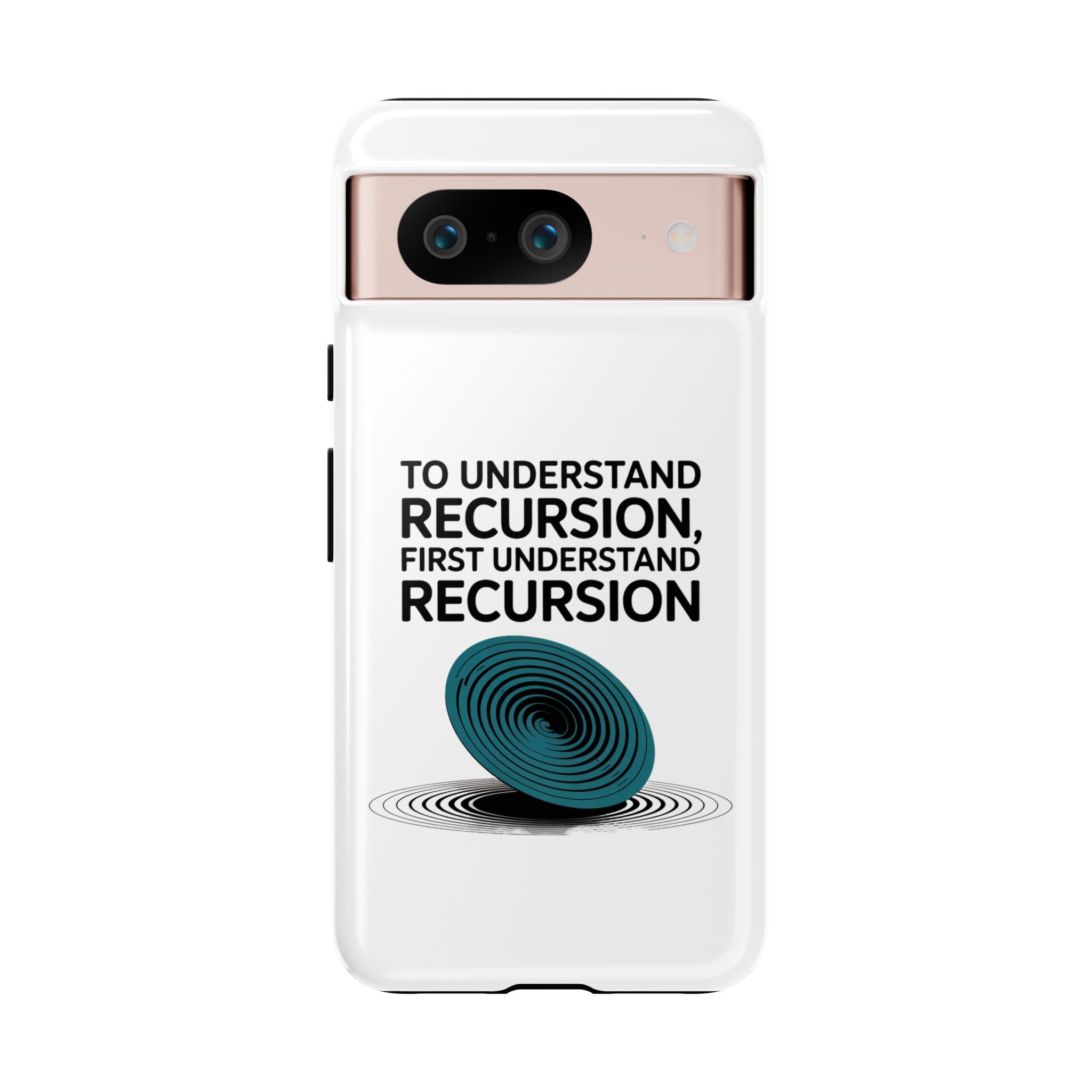 Recursion Black- Impact-Resistant Phone Case