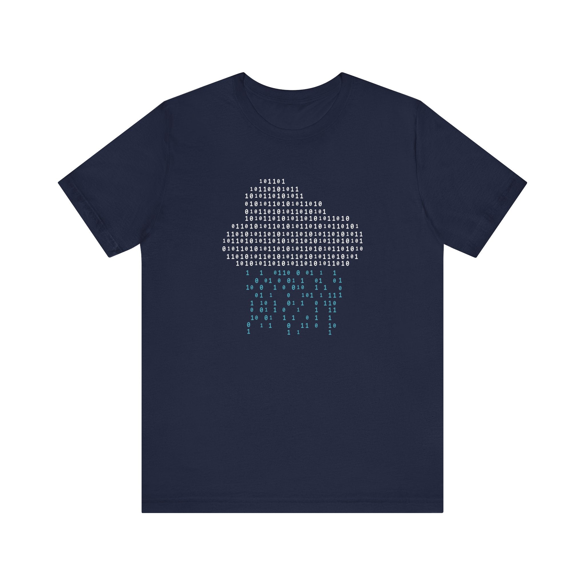 Binary Rain Cloud - T-Shirt