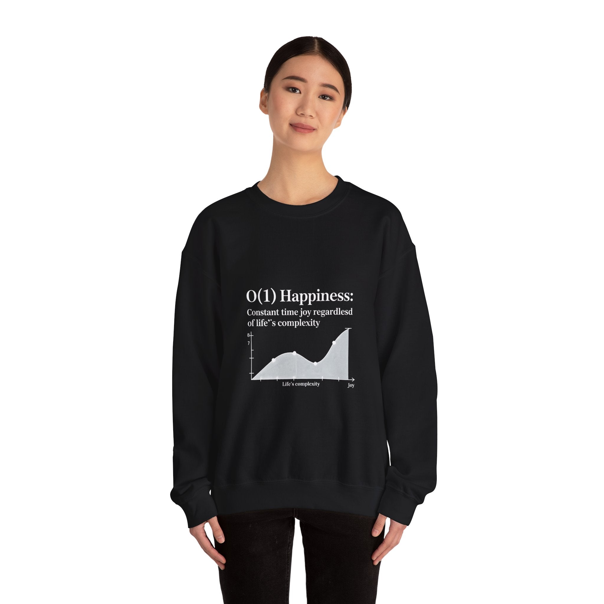 O1 Happiness white - Sweatshirt