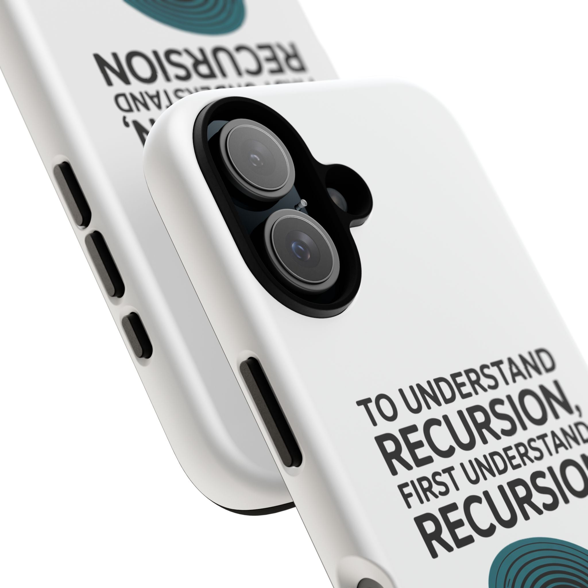 Recursion Black- Impact-Resistant Phone Case