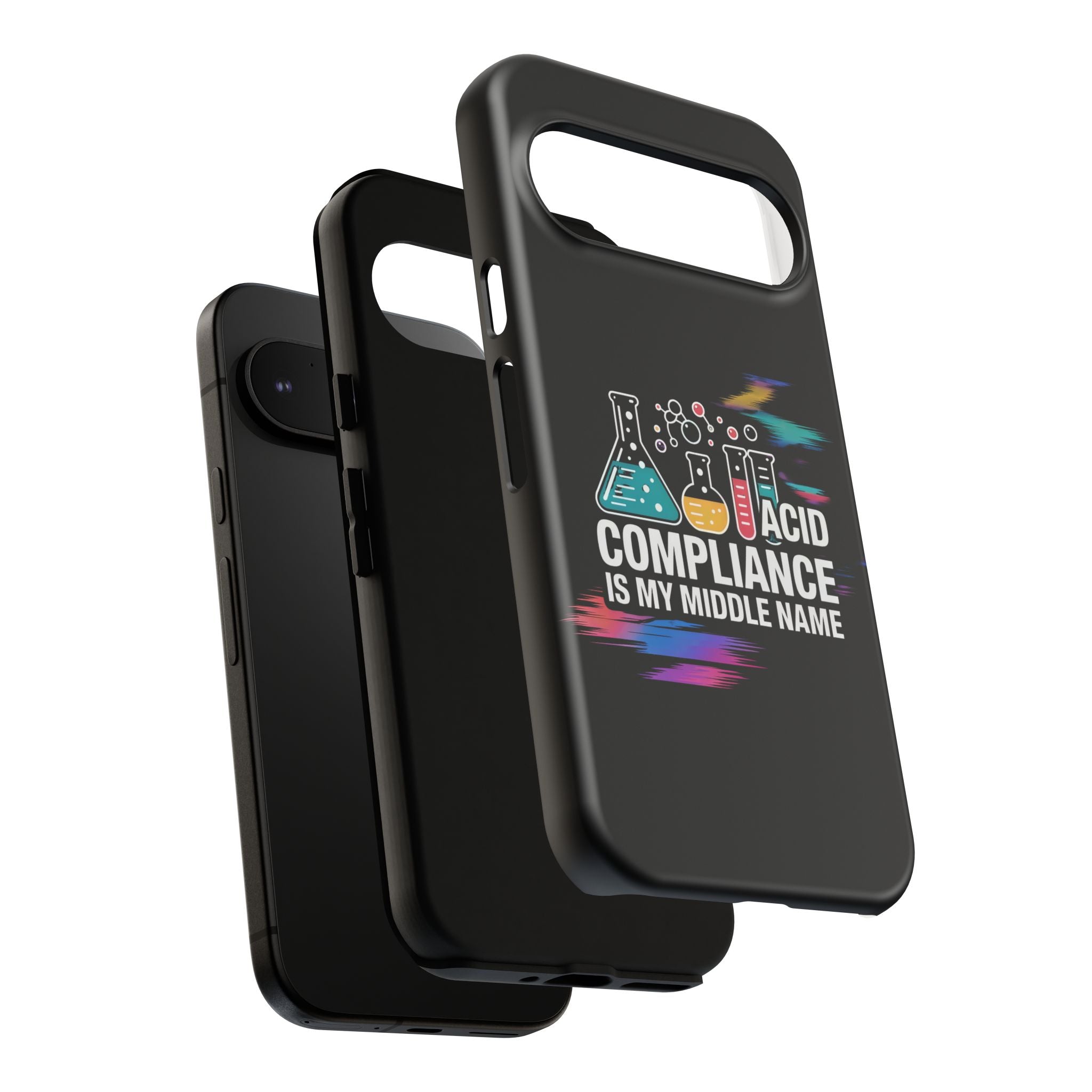 ACID Compliance Is My Middle Name- Impact-Resistant Phone Case