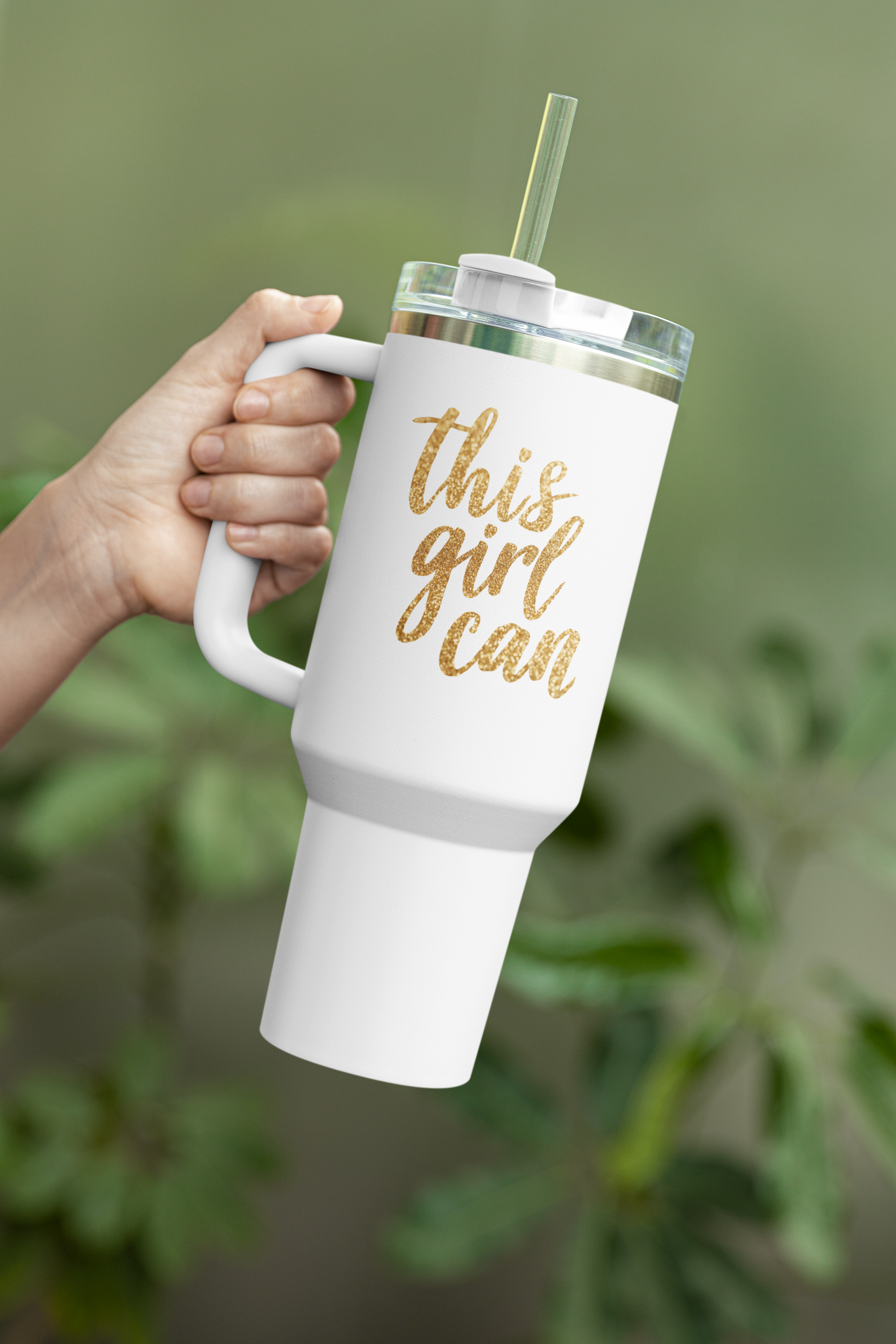 This Girl Can -  insulated travel mug 40oz