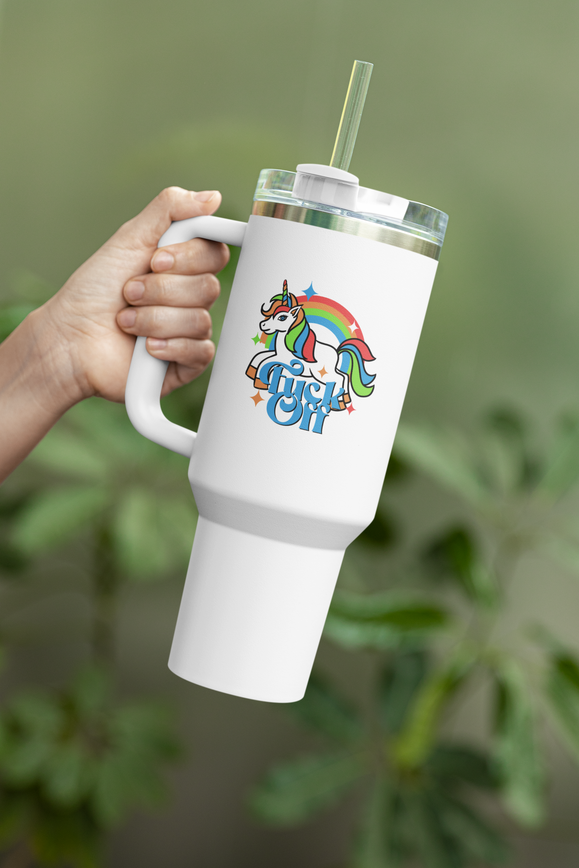 F Off -  insulated travel mug 40oz