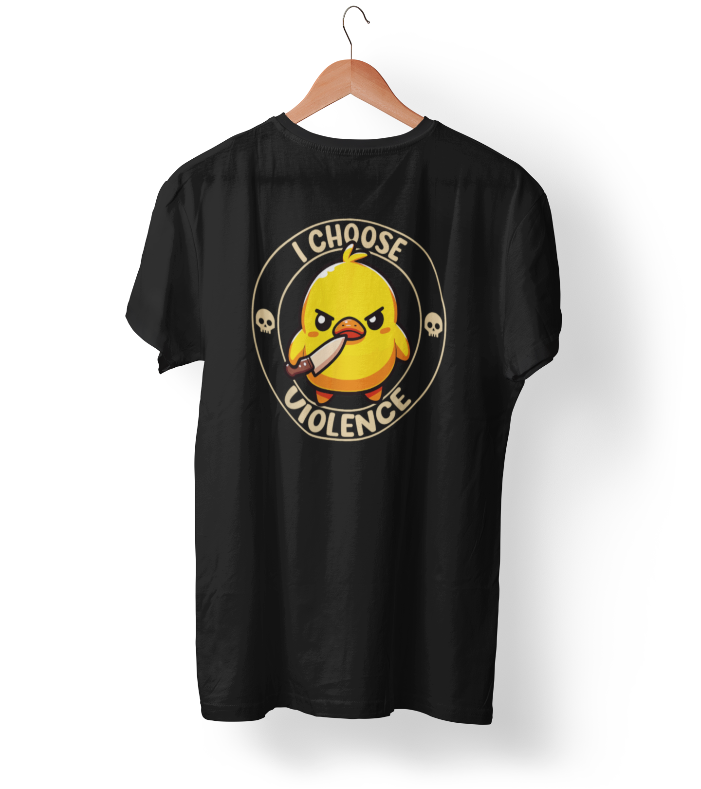 I Choose Violence Duck T-Shirt - Organic T-shirt