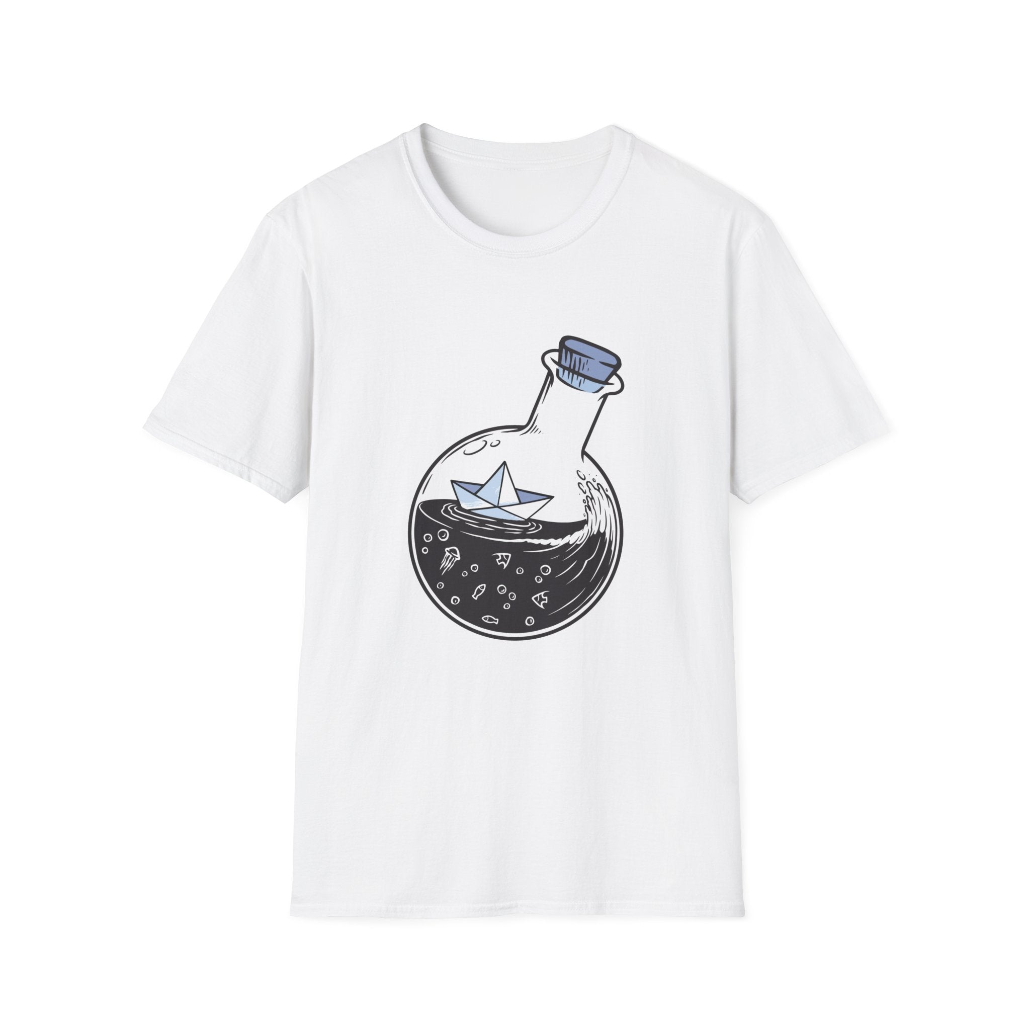 Paper Boat in a Bottle