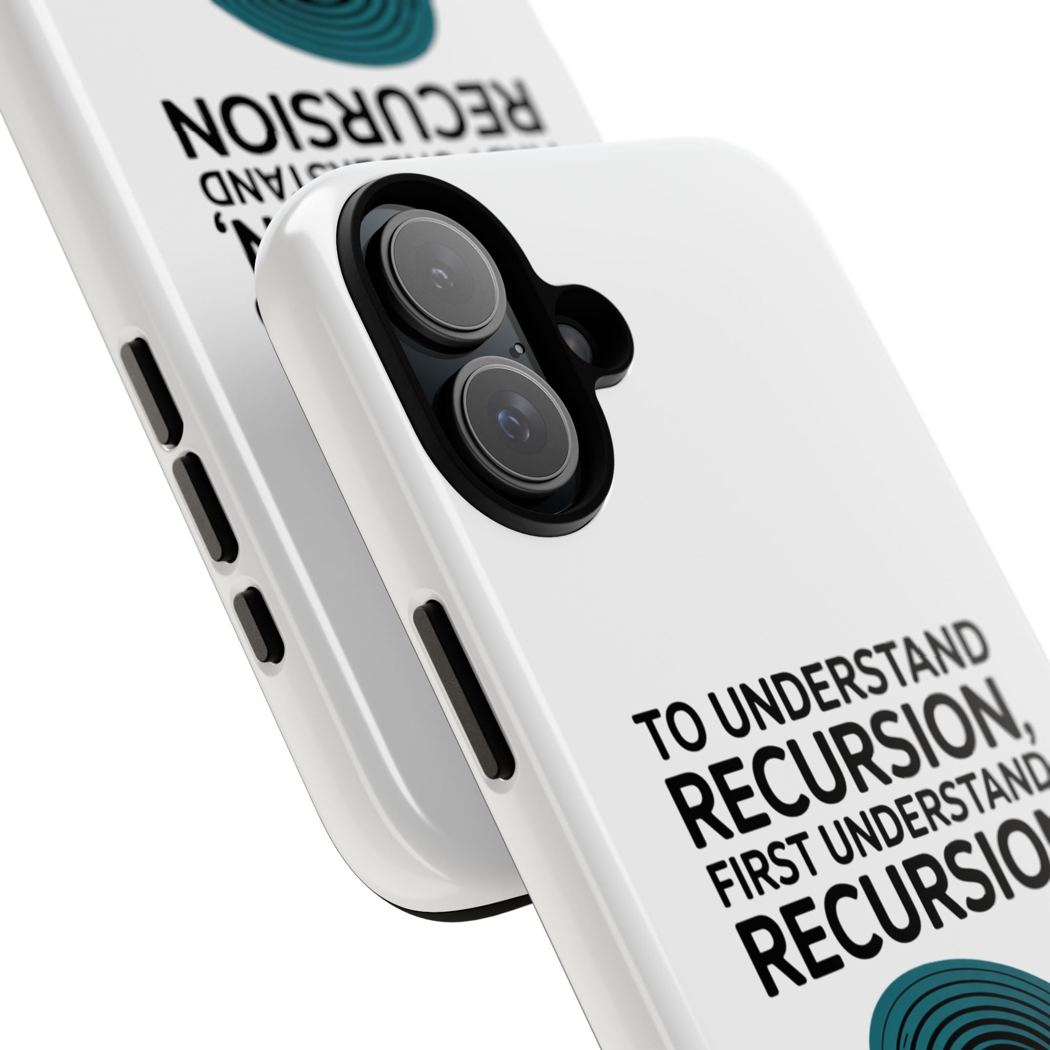 Recursion Black- Impact-Resistant Phone Case