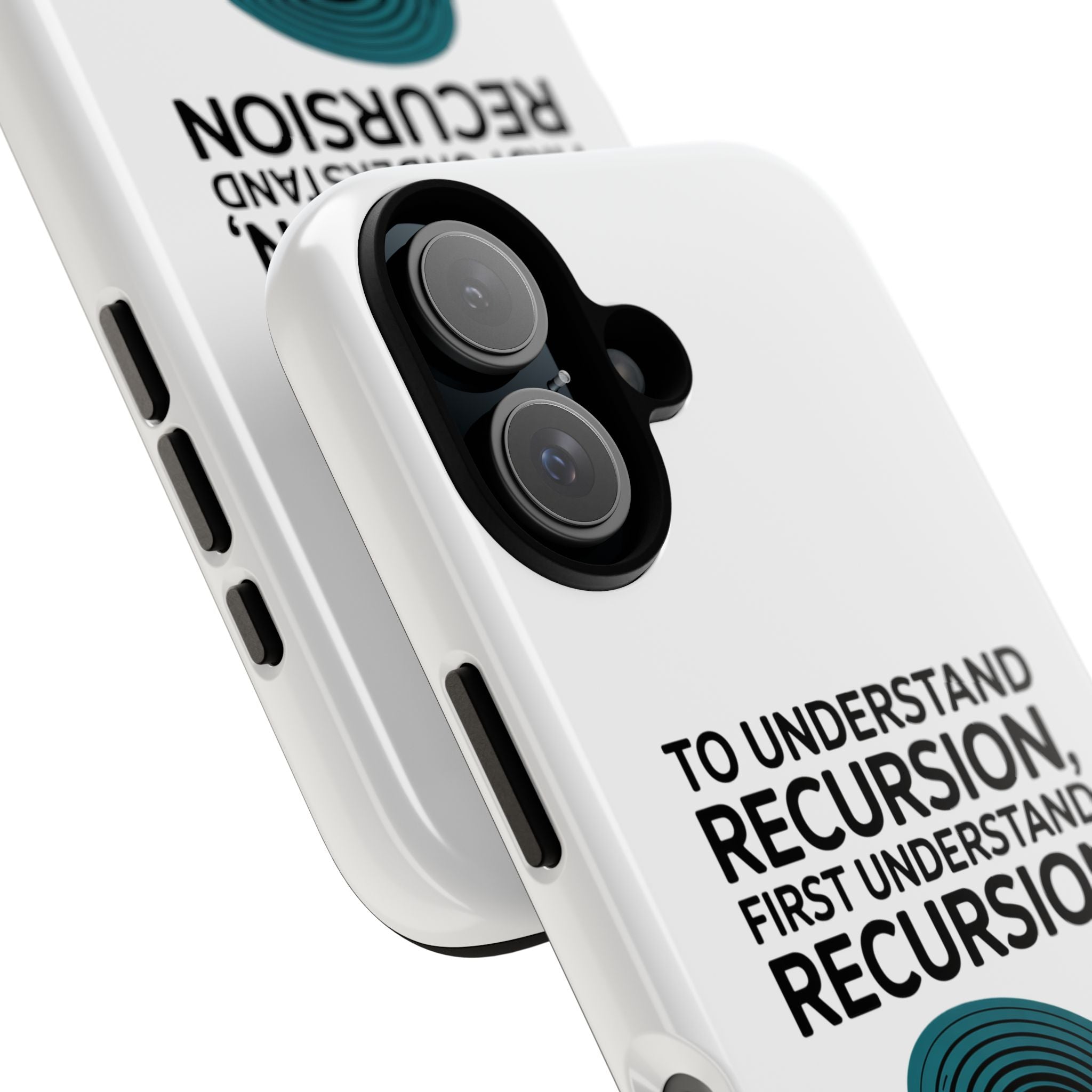 Recursion Black- Impact-Resistant Phone Case