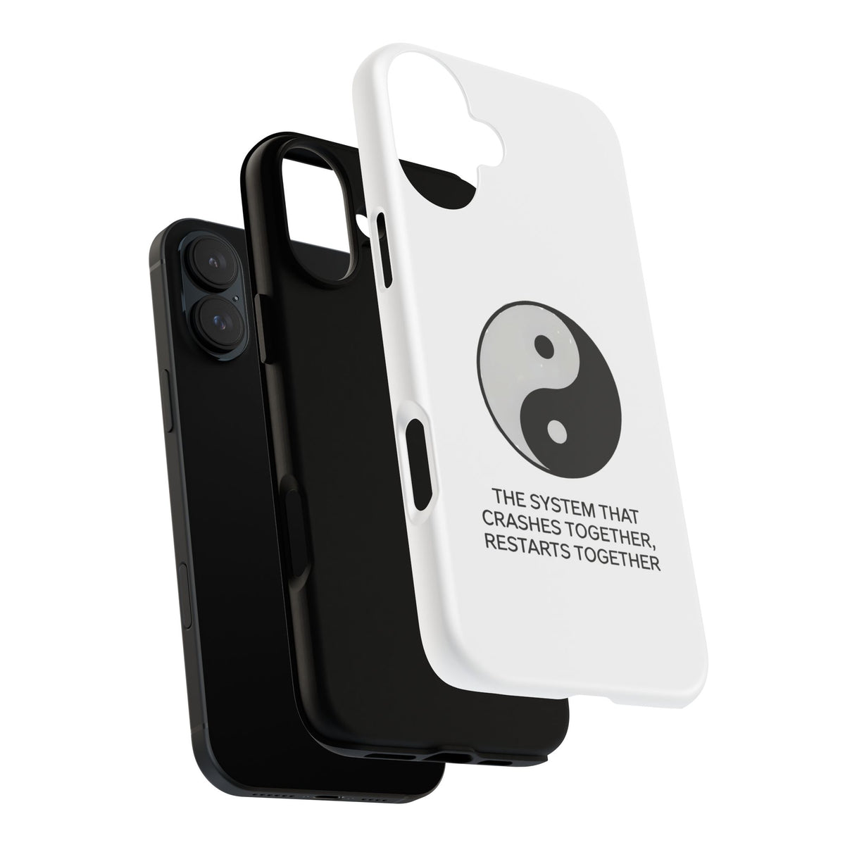 The System That Crashes Together, Restarts Together Phone Case