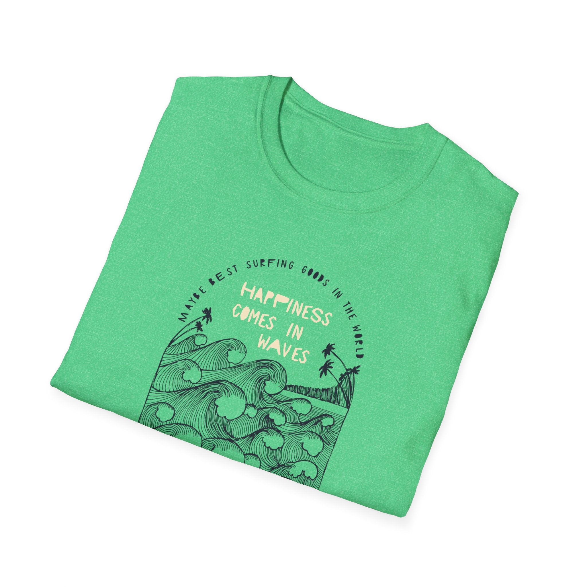 Happiness Comes in Waves T-Shirt