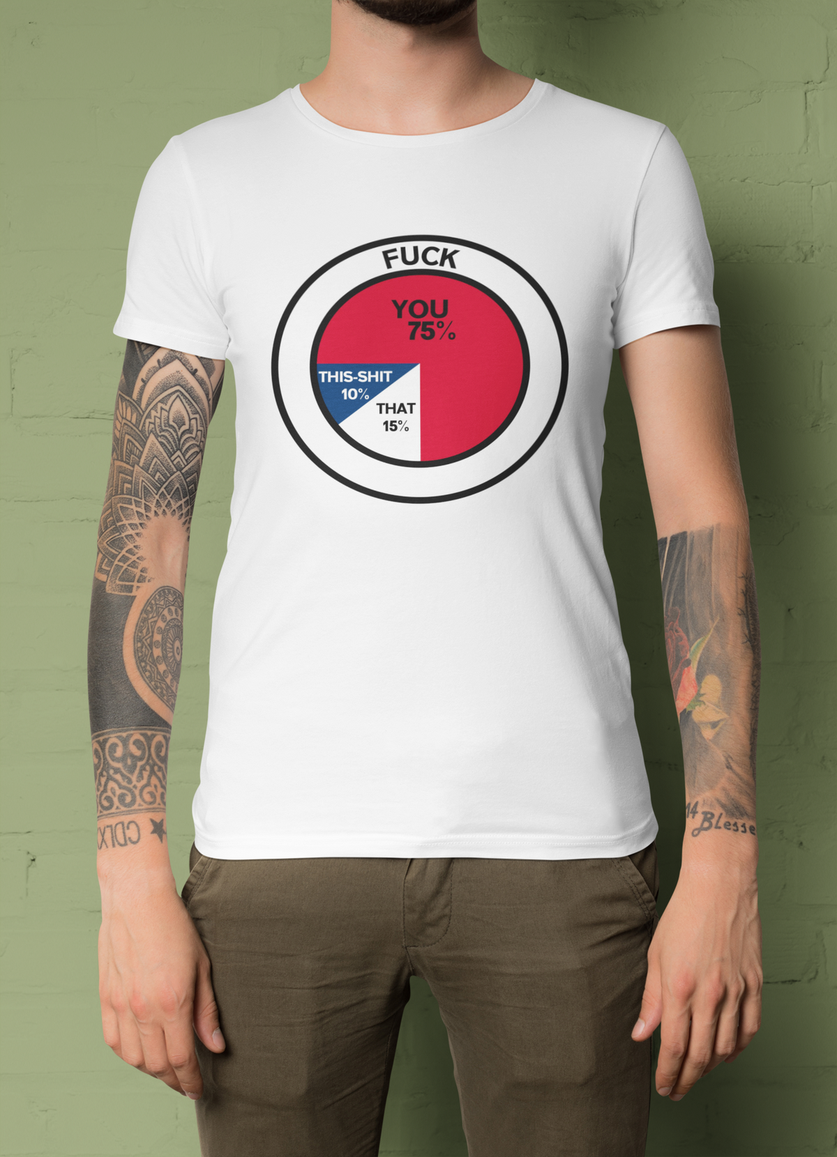 True Statistic T tee lifestyle shot